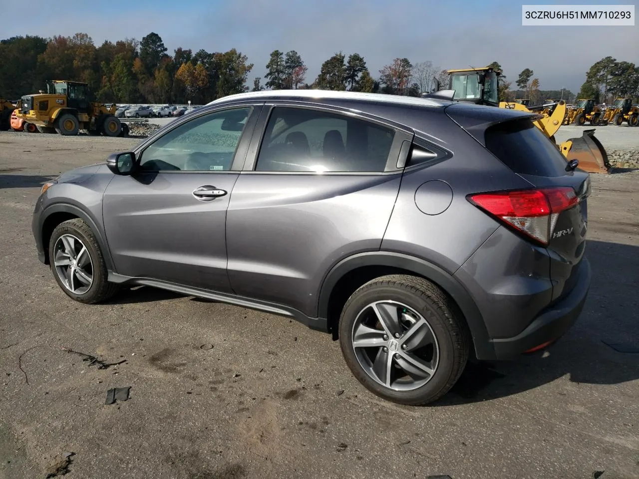 2021 Honda Hr-V Ex VIN: 3CZRU6H51MM710293 Lot: 78382444