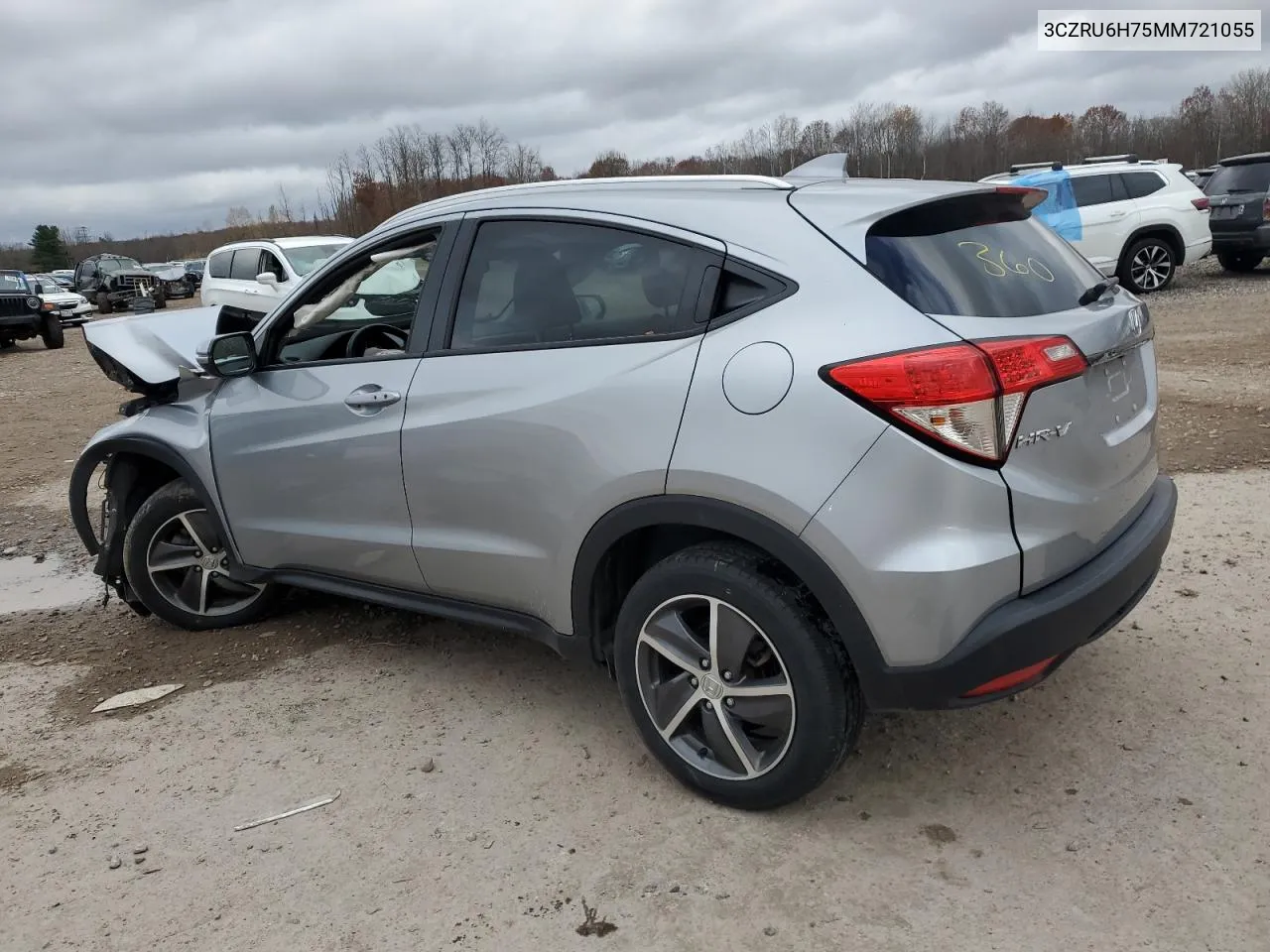 2021 Honda Hr-V Exl VIN: 3CZRU6H75MM721055 Lot: 79180944