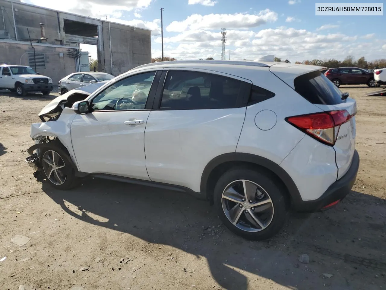 2021 Honda Hr-V Ex VIN: 3CZRU6H58MM728015 Lot: 79327104