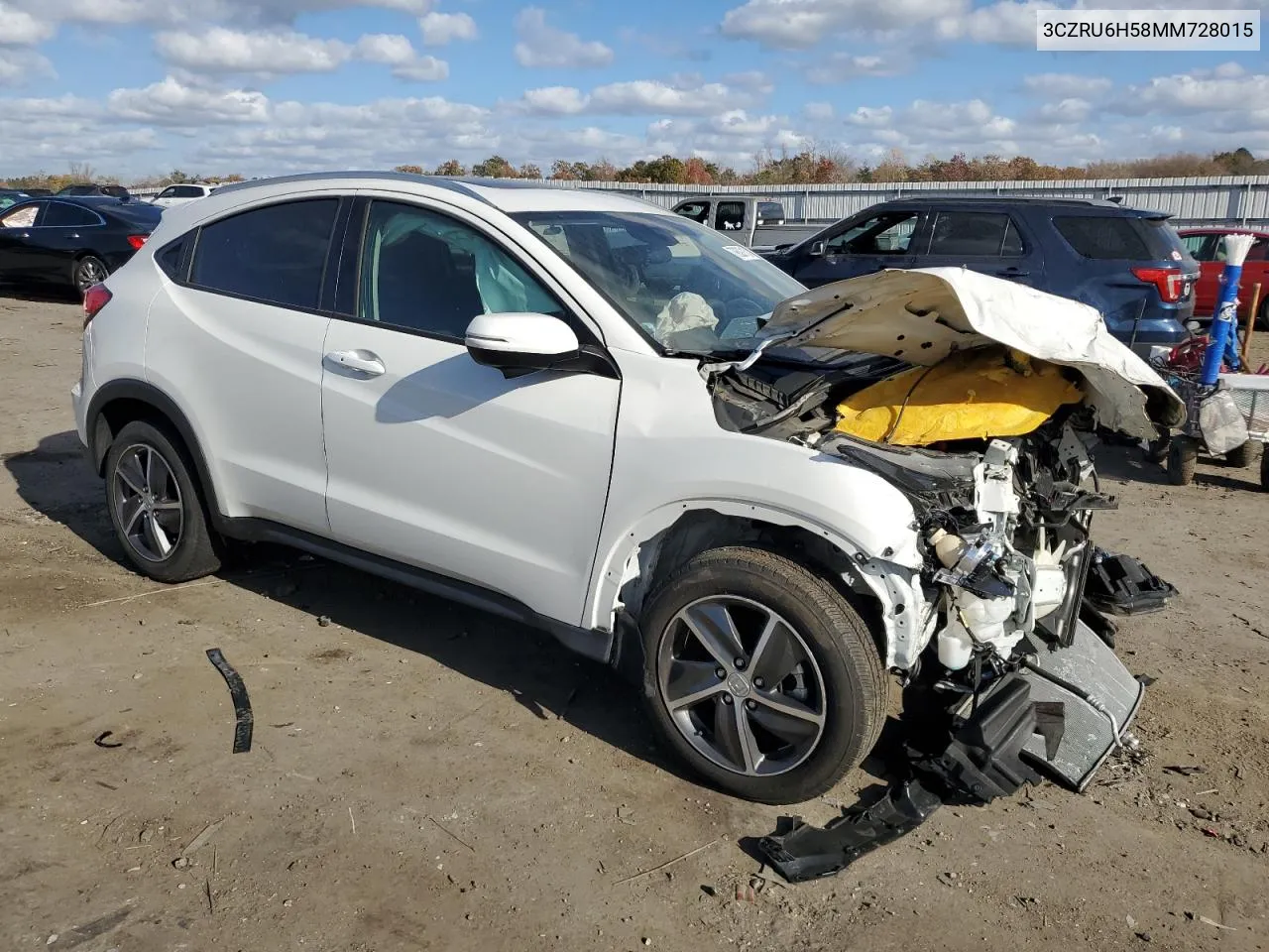 2021 Honda Hr-V Ex VIN: 3CZRU6H58MM728015 Lot: 79327104