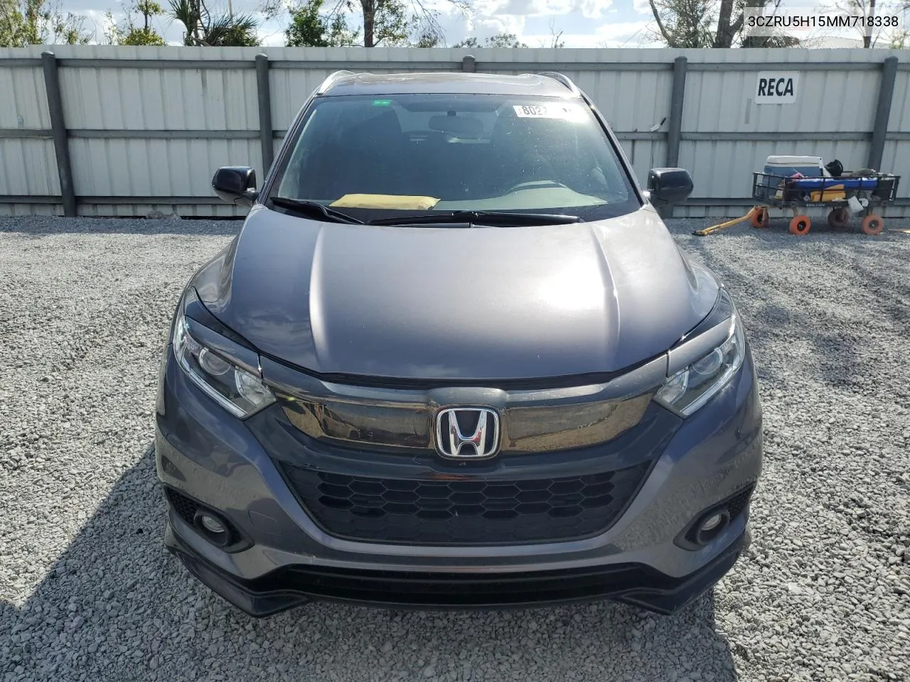 2021 Honda Hr-V Sport VIN: 3CZRU5H15MM718338 Lot: 80220534