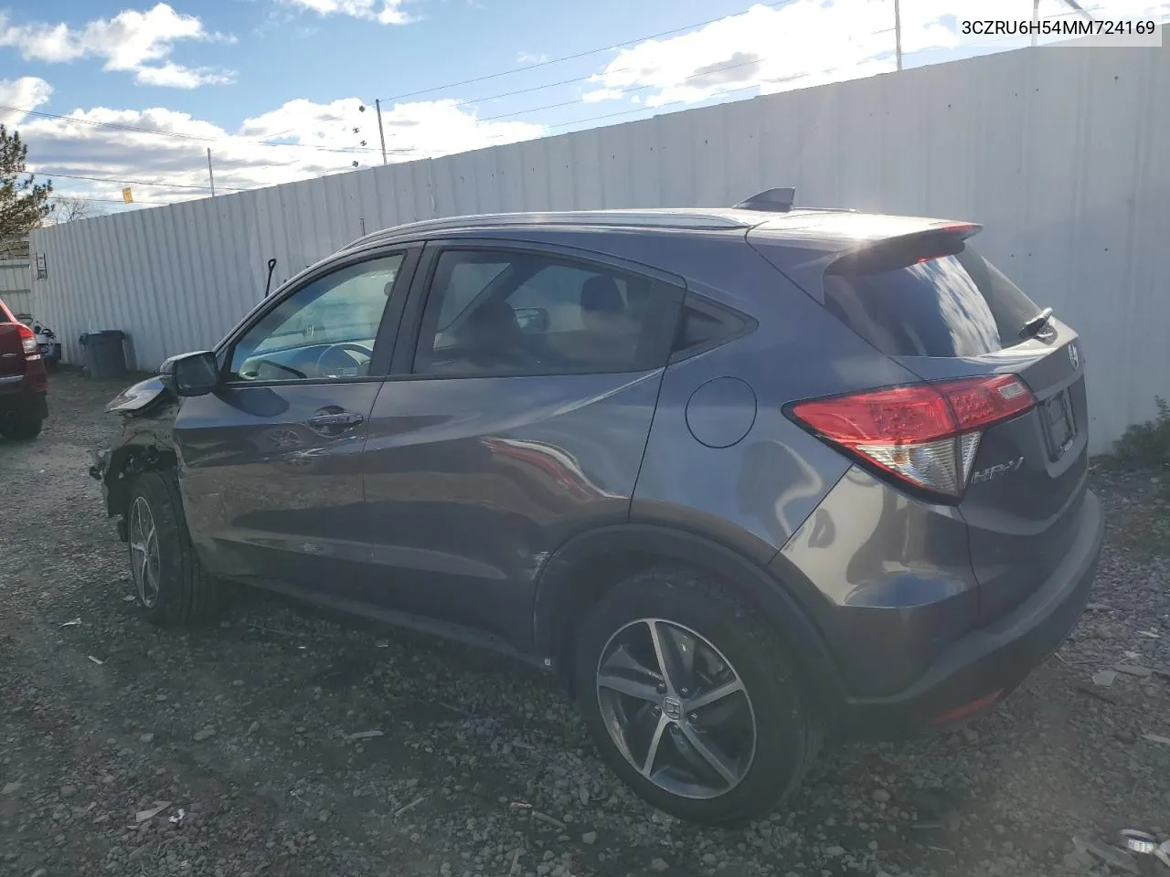 2021 Honda Hr-V Ex VIN: 3CZRU6H54MM724169 Lot: 80347514