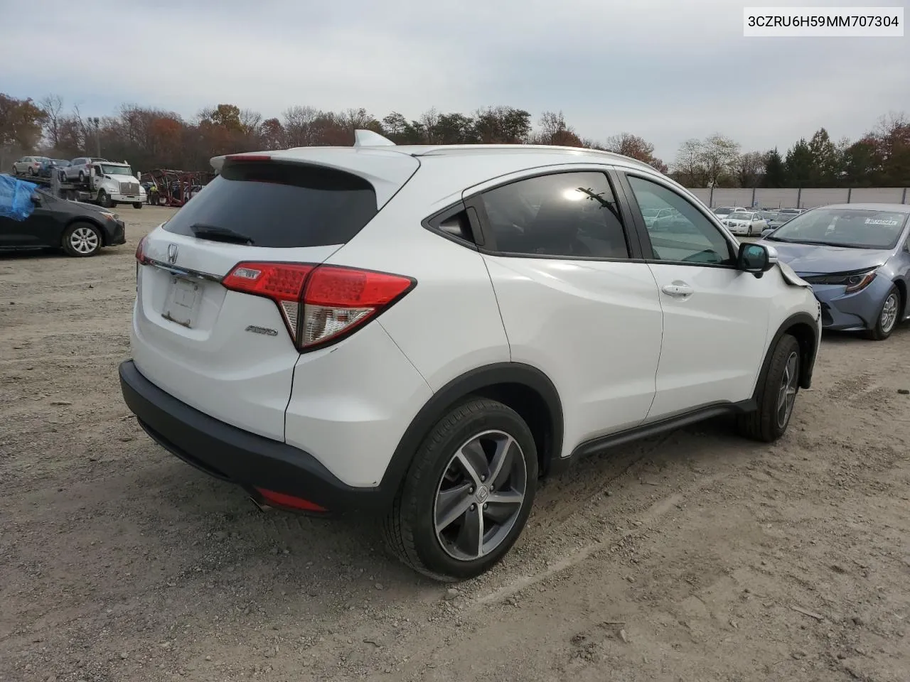 2021 Honda Hr-V Ex VIN: 3CZRU6H59MM707304 Lot: 81153324