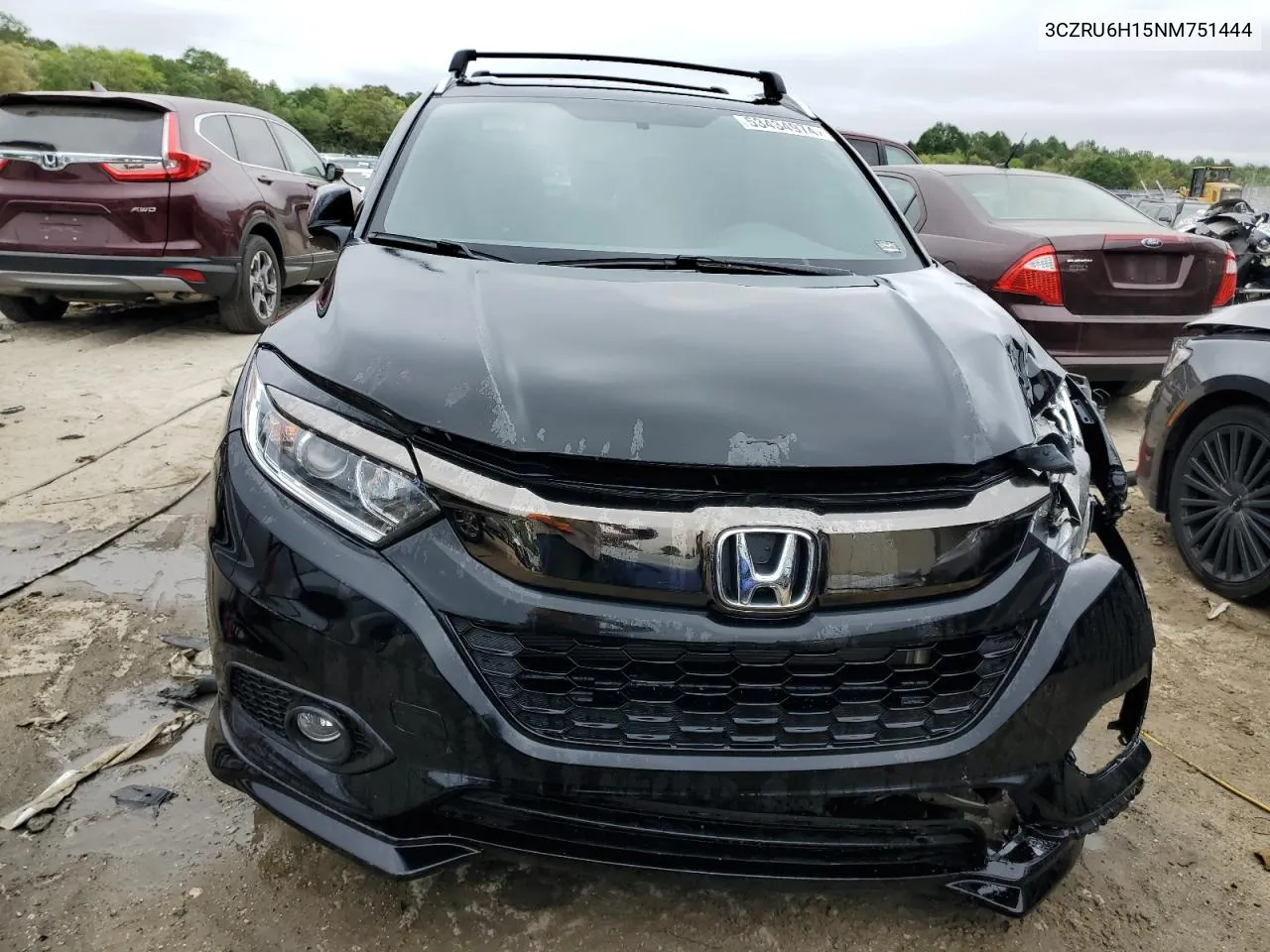 2022 Honda Hr-V Sport VIN: 3CZRU6H15NM751444 Lot: 53434974