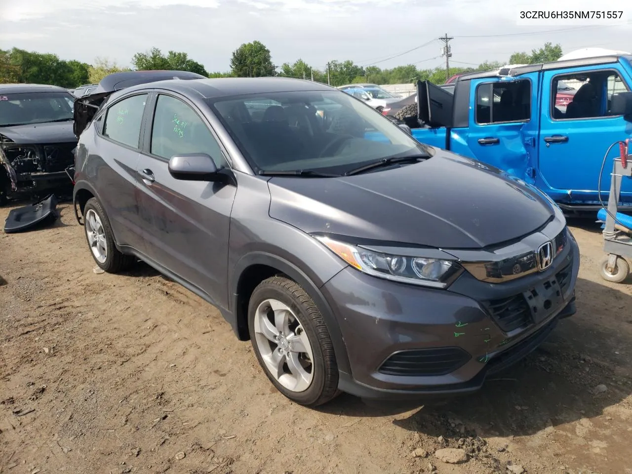 3CZRU6H35NM751557 2022 Honda Hr-V Lx