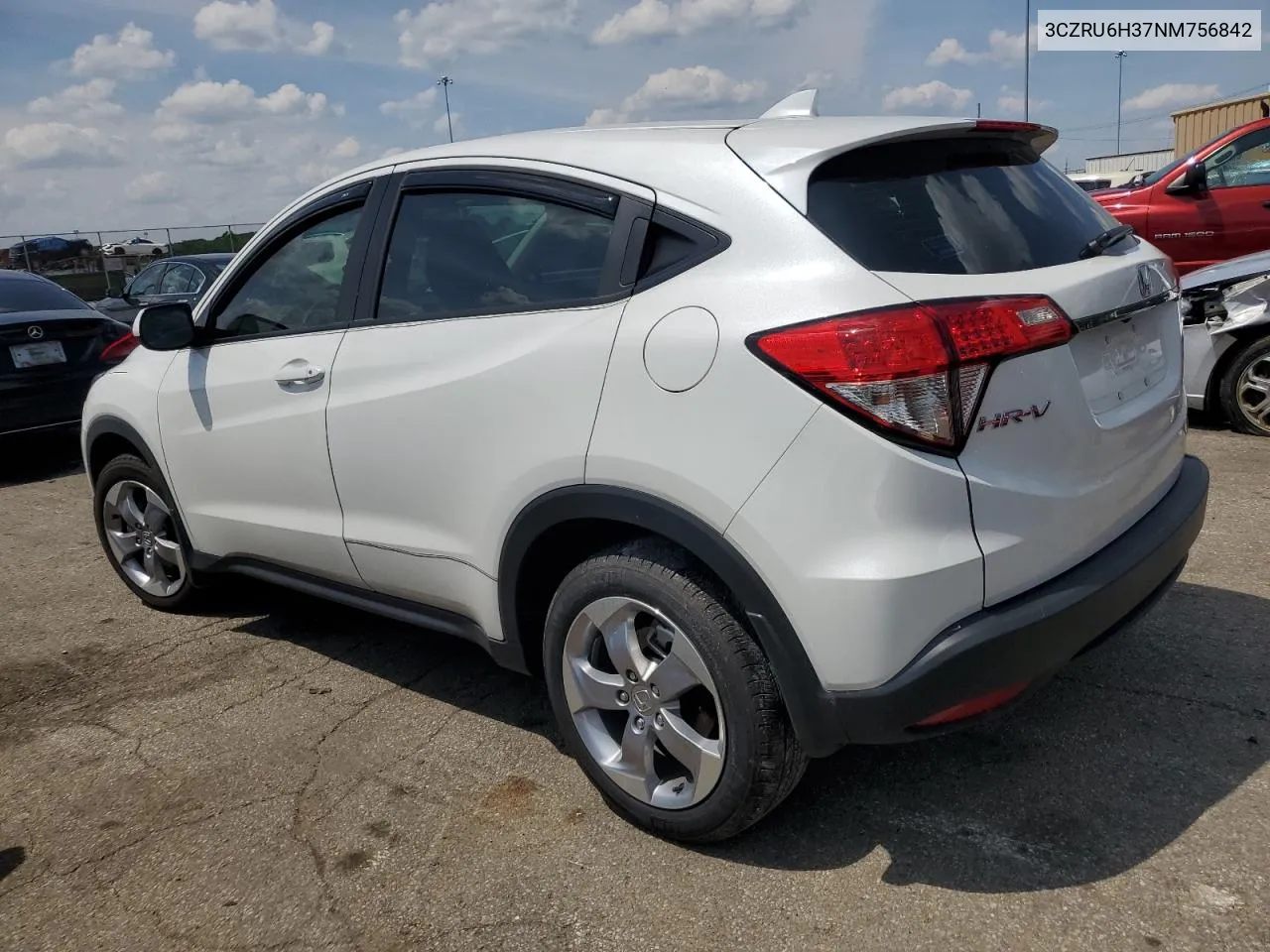 2022 Honda Hr-V Lx VIN: 3CZRU6H37NM756842 Lot: 55347714