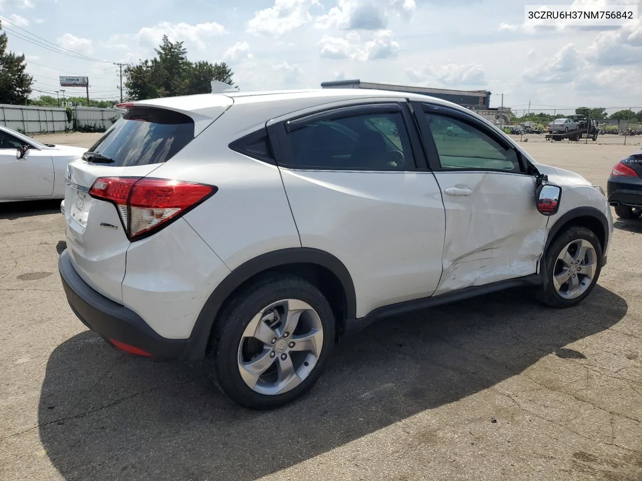 2022 Honda Hr-V Lx VIN: 3CZRU6H37NM756842 Lot: 55347714