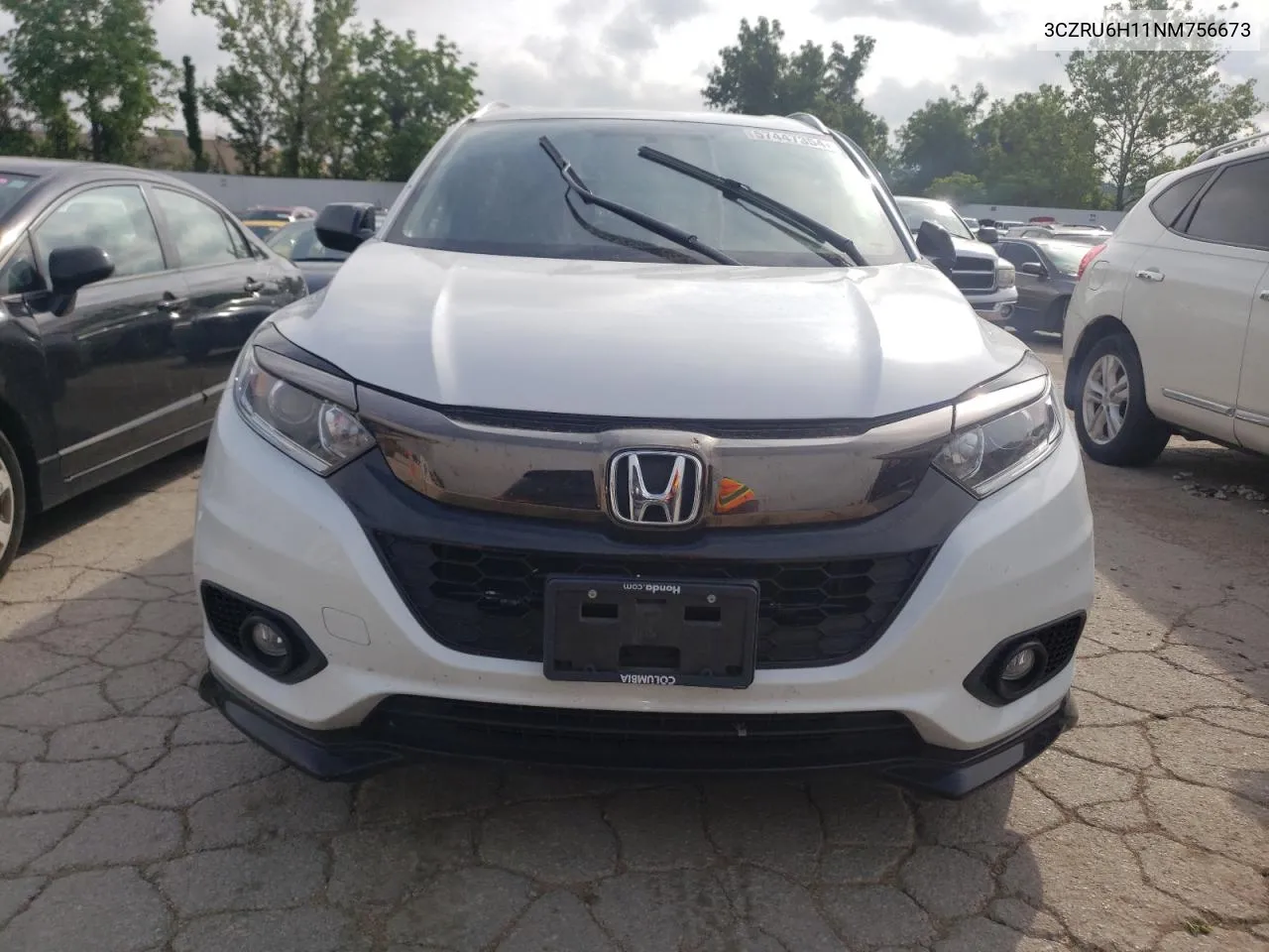 2022 Honda Hr-V Sport VIN: 3CZRU6H11NM756673 Lot: 57447354