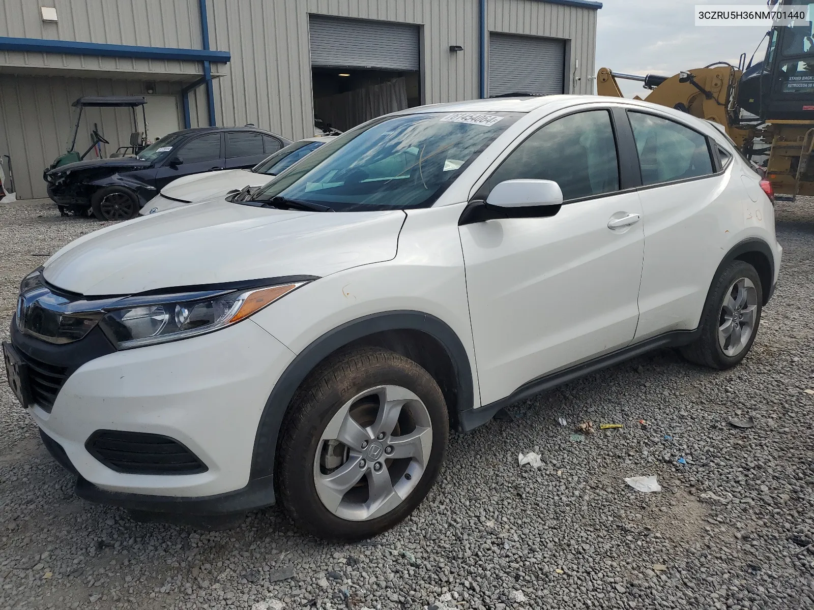 2022 Honda Hr-V Lx VIN: 3CZRU5H36NM701440 Lot: 61454064