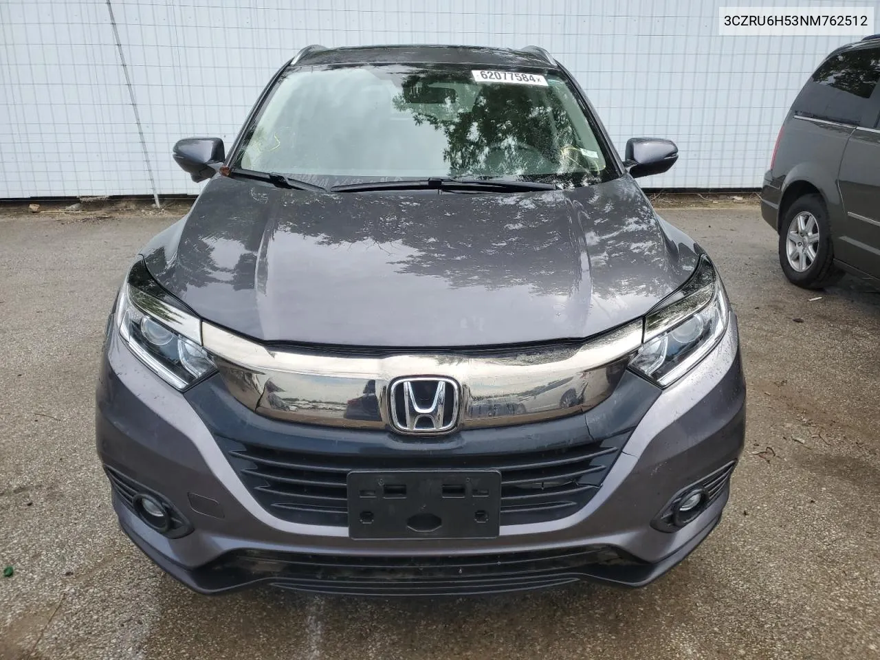 2022 Honda Hr-V Ex VIN: 3CZRU6H53NM762512 Lot: 62077584