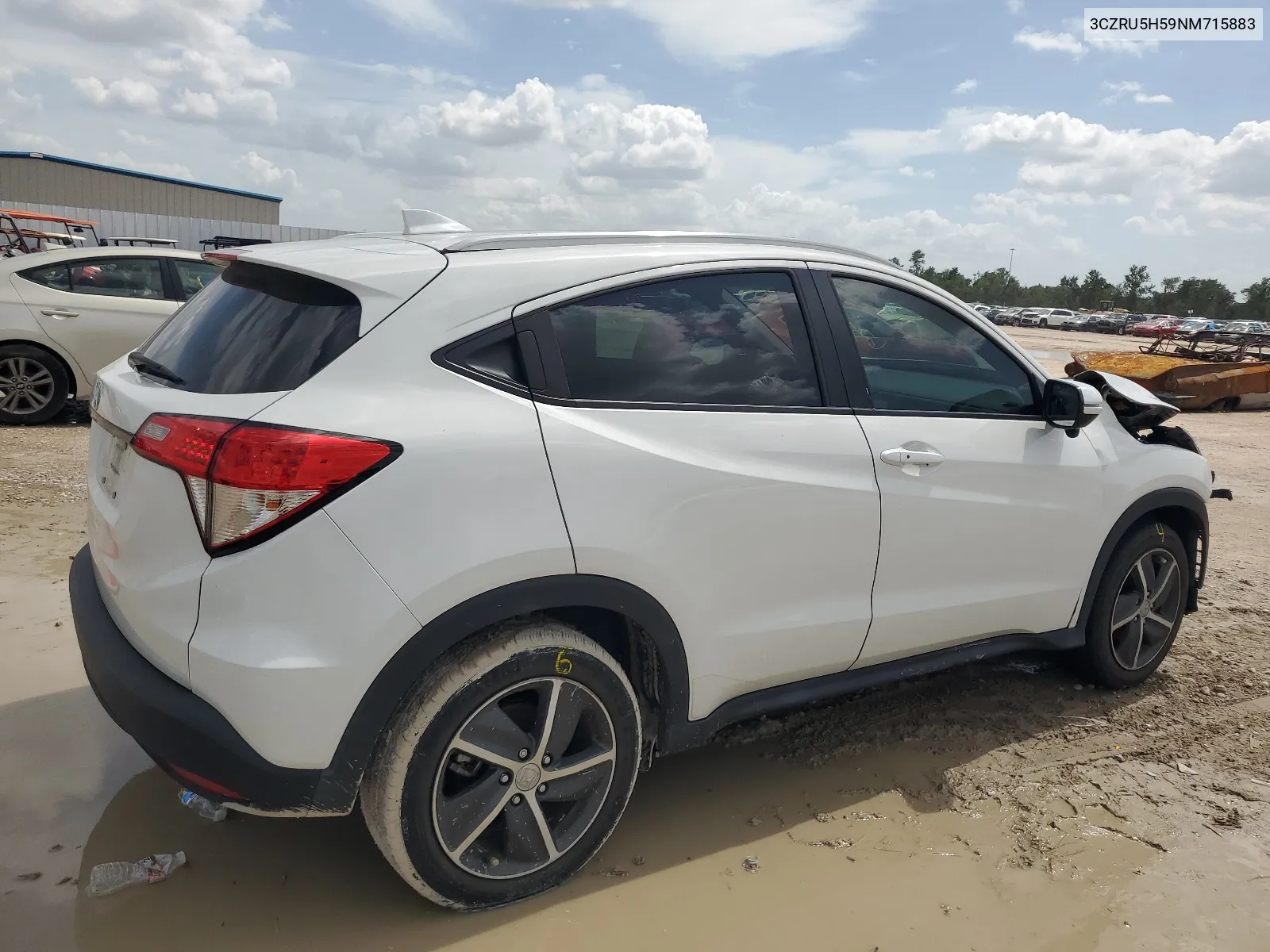 2022 Honda Hr-V Ex VIN: 3CZRU5H59NM715883 Lot: 63207104