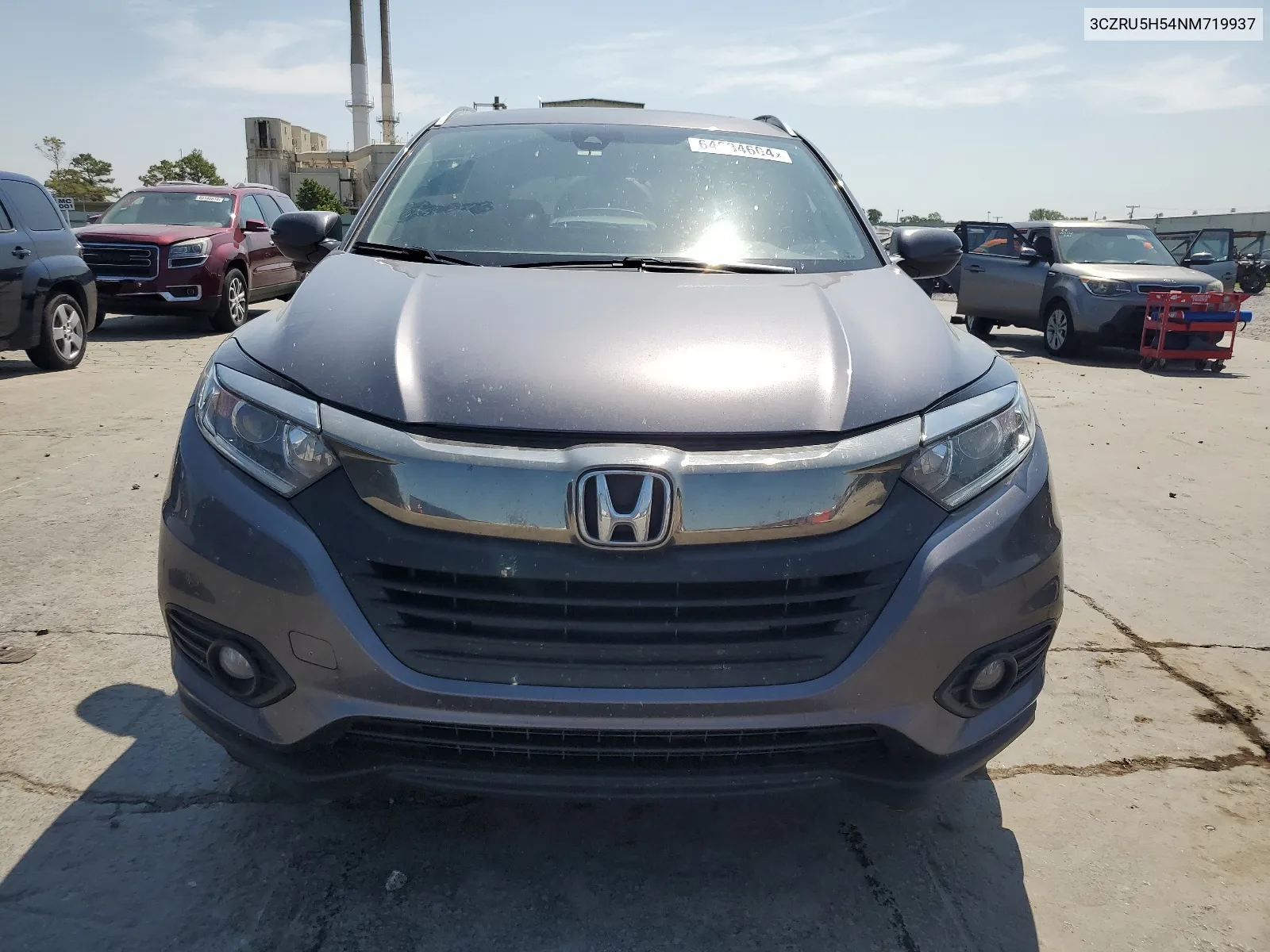 2022 Honda Hr-V Ex VIN: 3CZRU5H54NM719937 Lot: 64634604