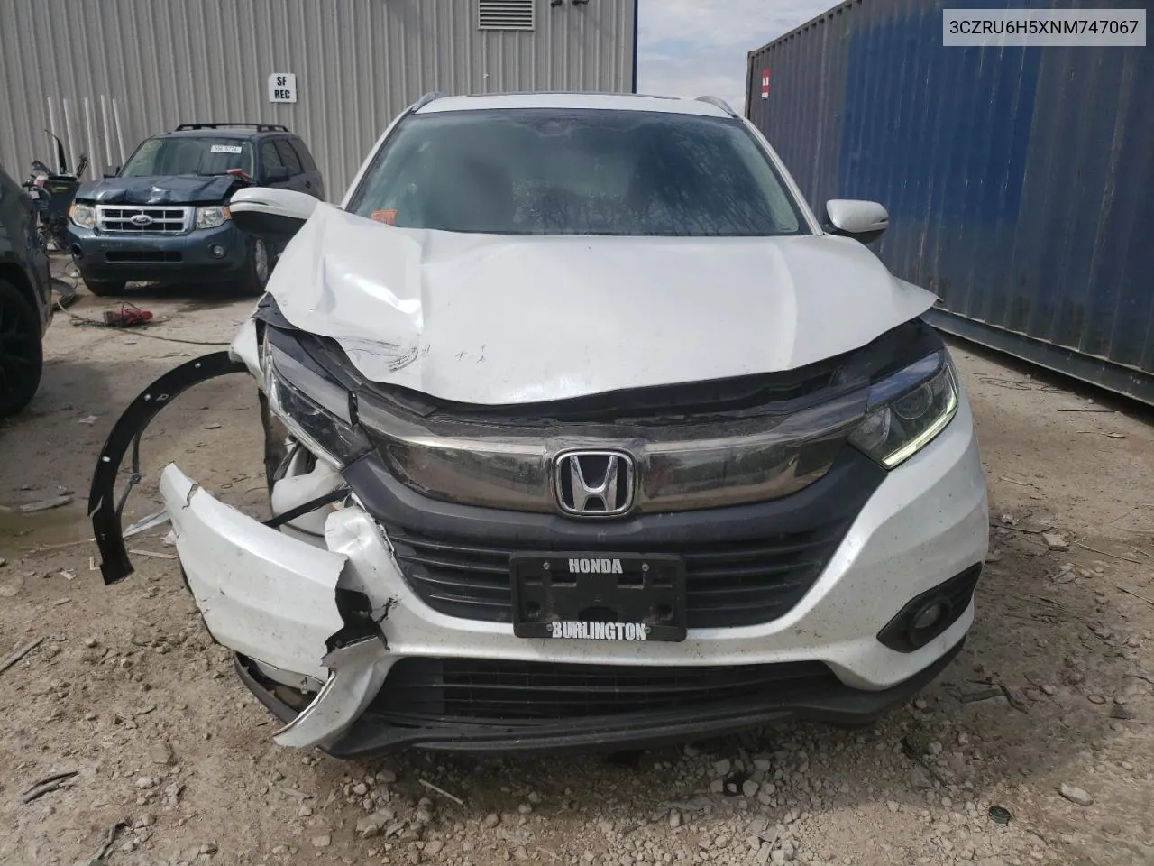 3CZRU6H5XNM747067 2022 Honda Hr-V Ex