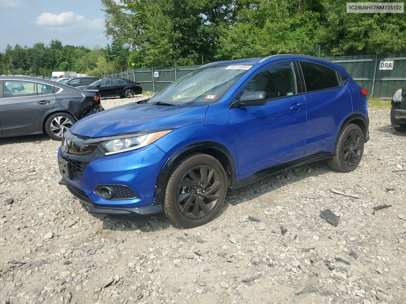 3CZRU6H17NM735102 2022 Honda Hr-V Sport