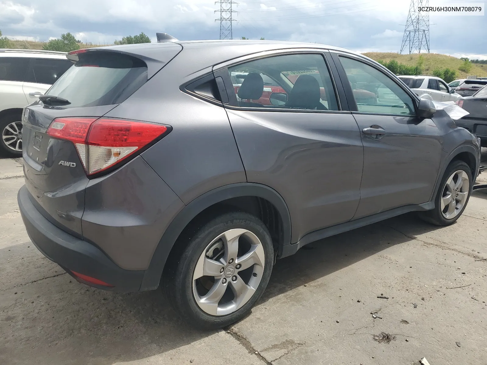 2022 Honda Hr-V Lx VIN: 3CZRU6H30NM708079 Lot: 66322074