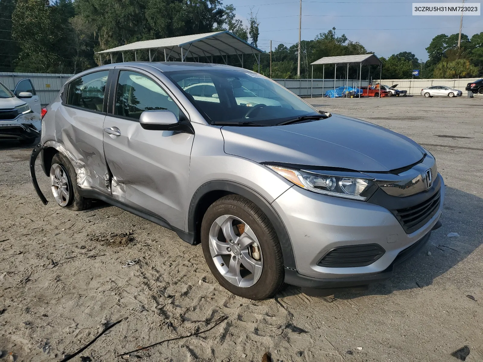 2022 Honda Hr-V Lx VIN: 3CZRU5H31NM723023 Lot: 66337314