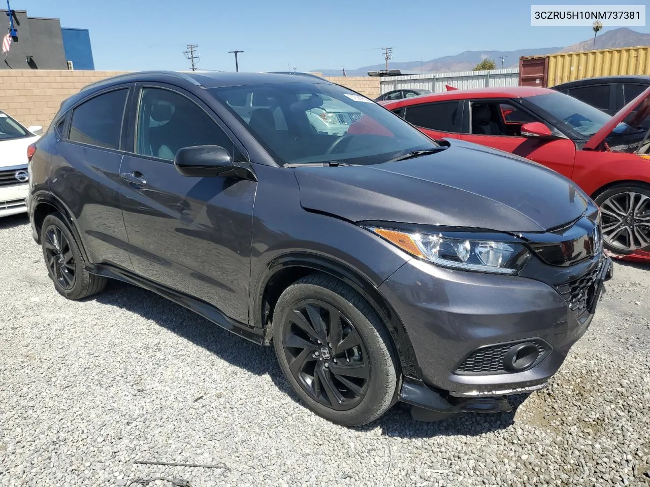 2022 Honda Hr-V Sport VIN: 3CZRU5H10NM737381 Lot: 67089684