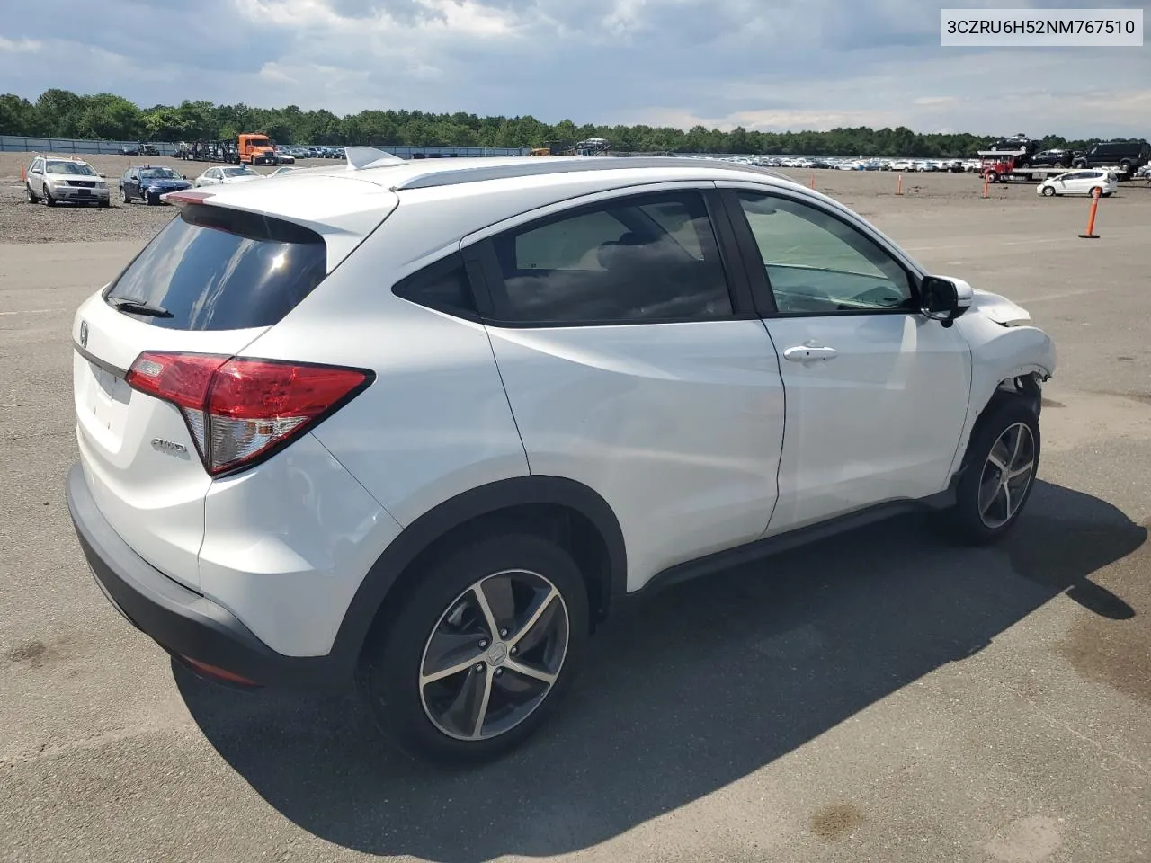 2022 Honda Hr-V Ex VIN: 3CZRU6H52NM767510 Lot: 67134024