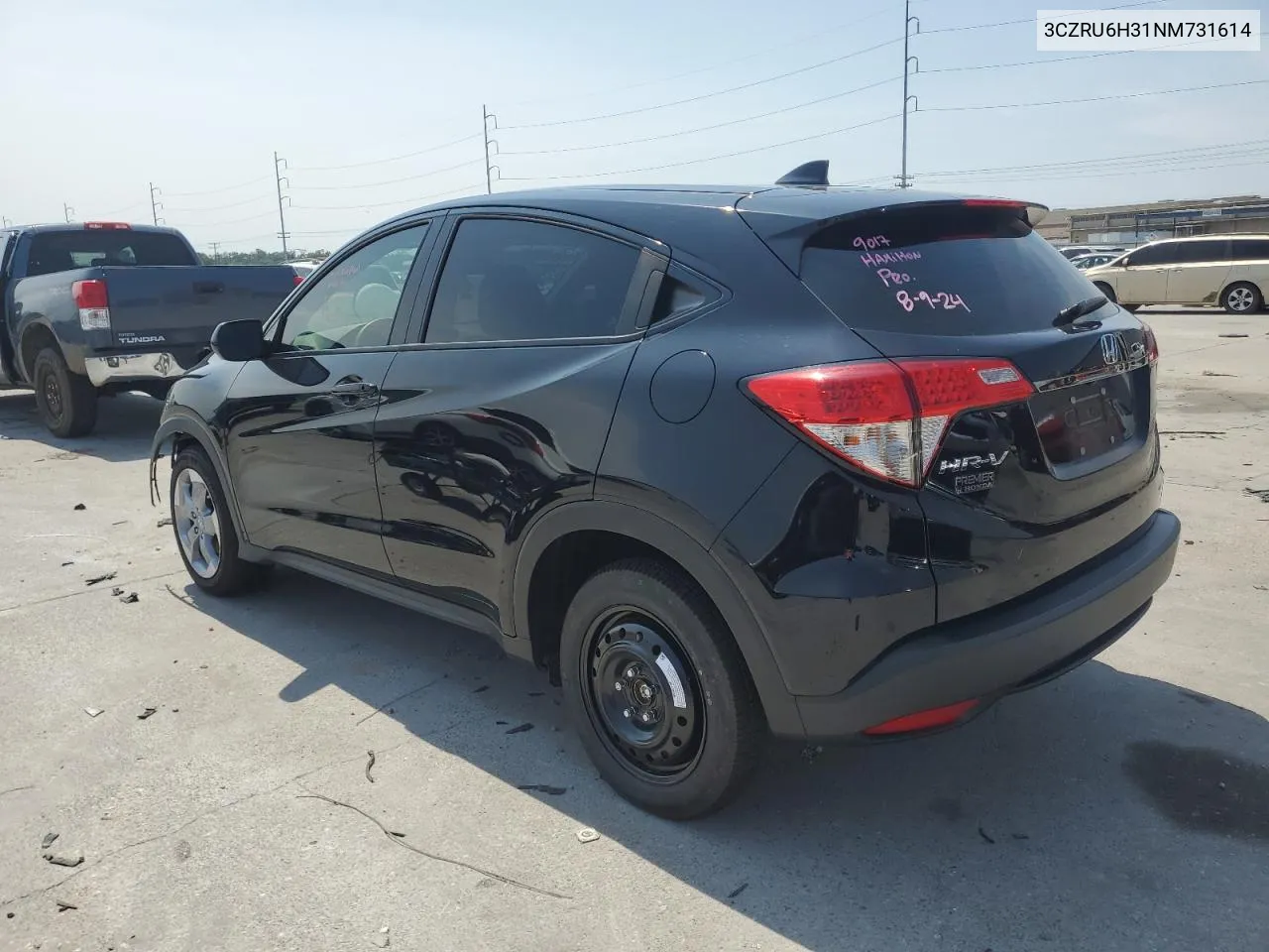 2022 Honda Hr-V Lx VIN: 3CZRU6H31NM731614 Lot: 67739964