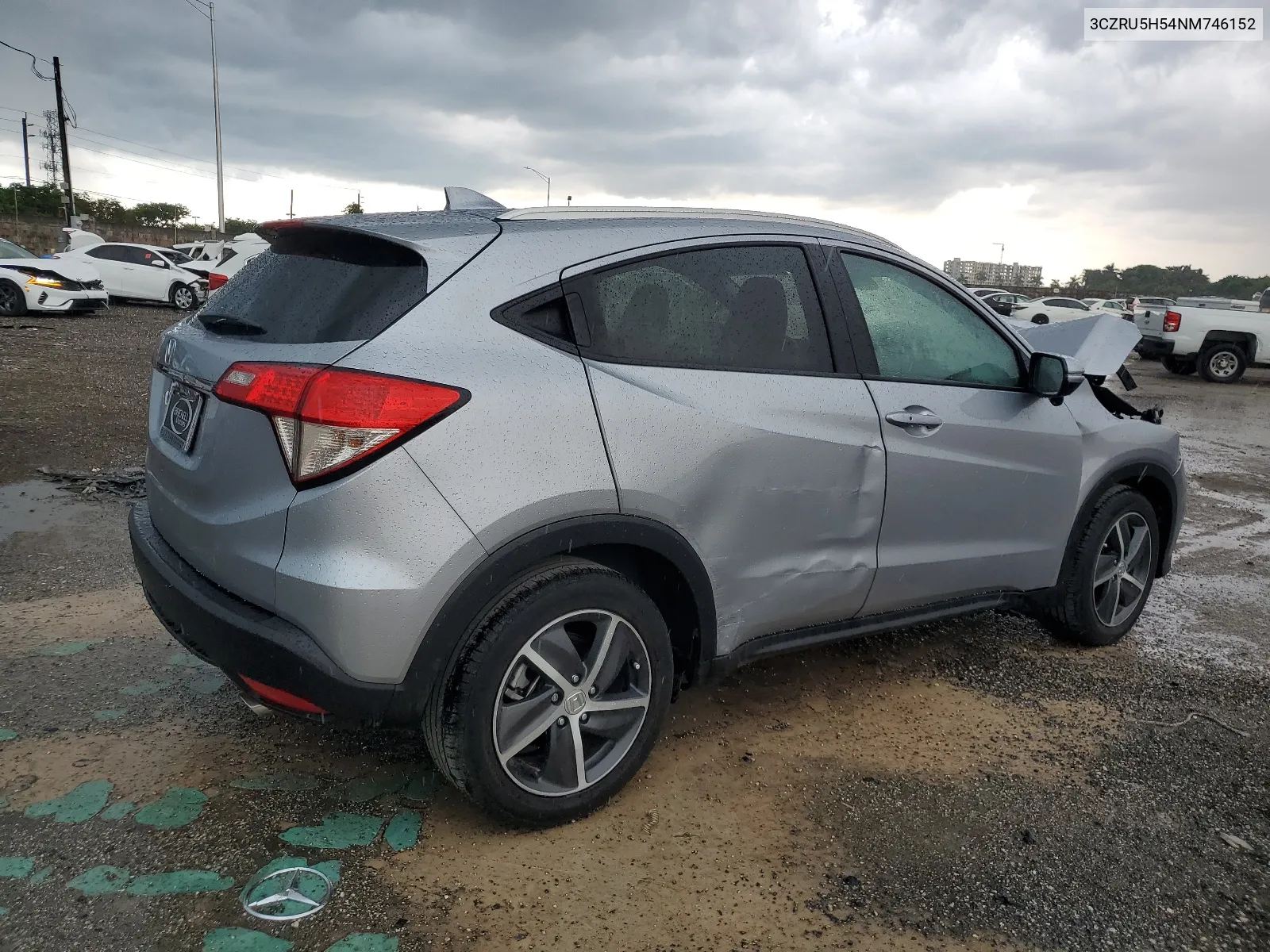 2022 Honda Hr-V Ex VIN: 3CZRU5H54NM746152 Lot: 68069114