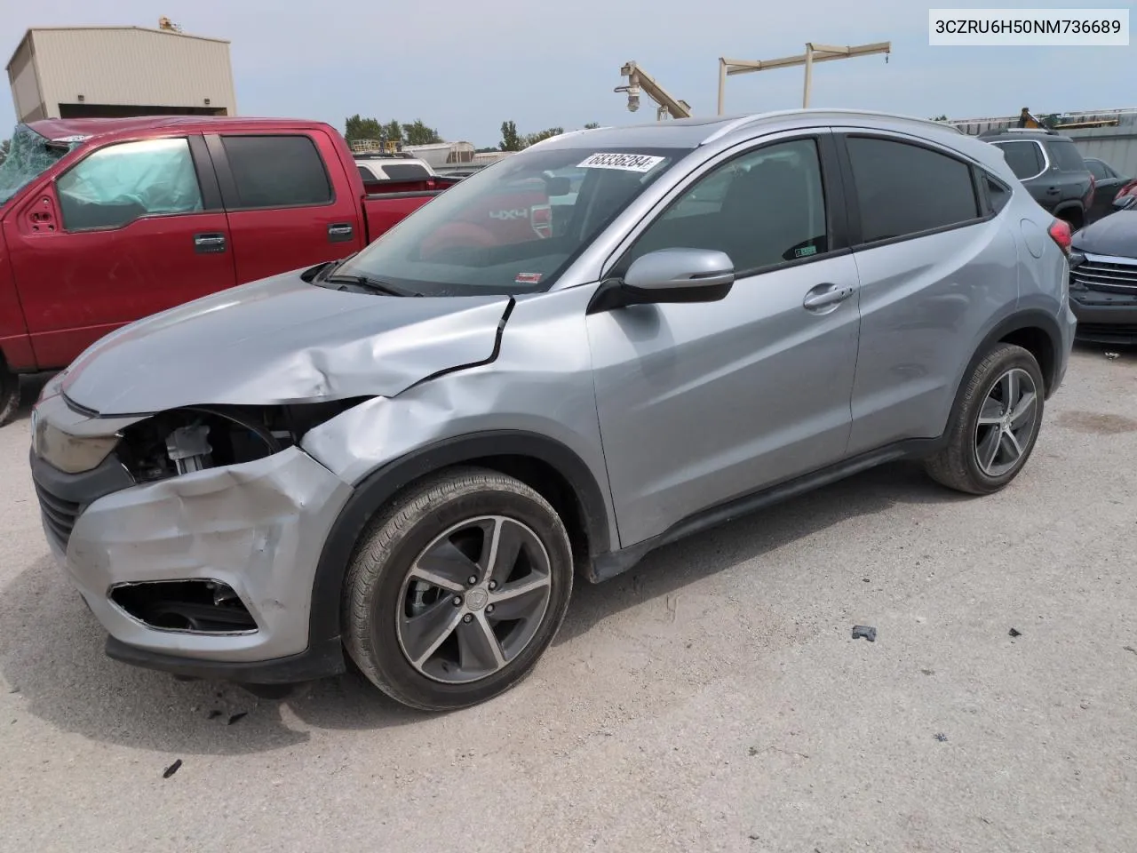 2022 Honda Hr-V Ex VIN: 3CZRU6H50NM736689 Lot: 68336284