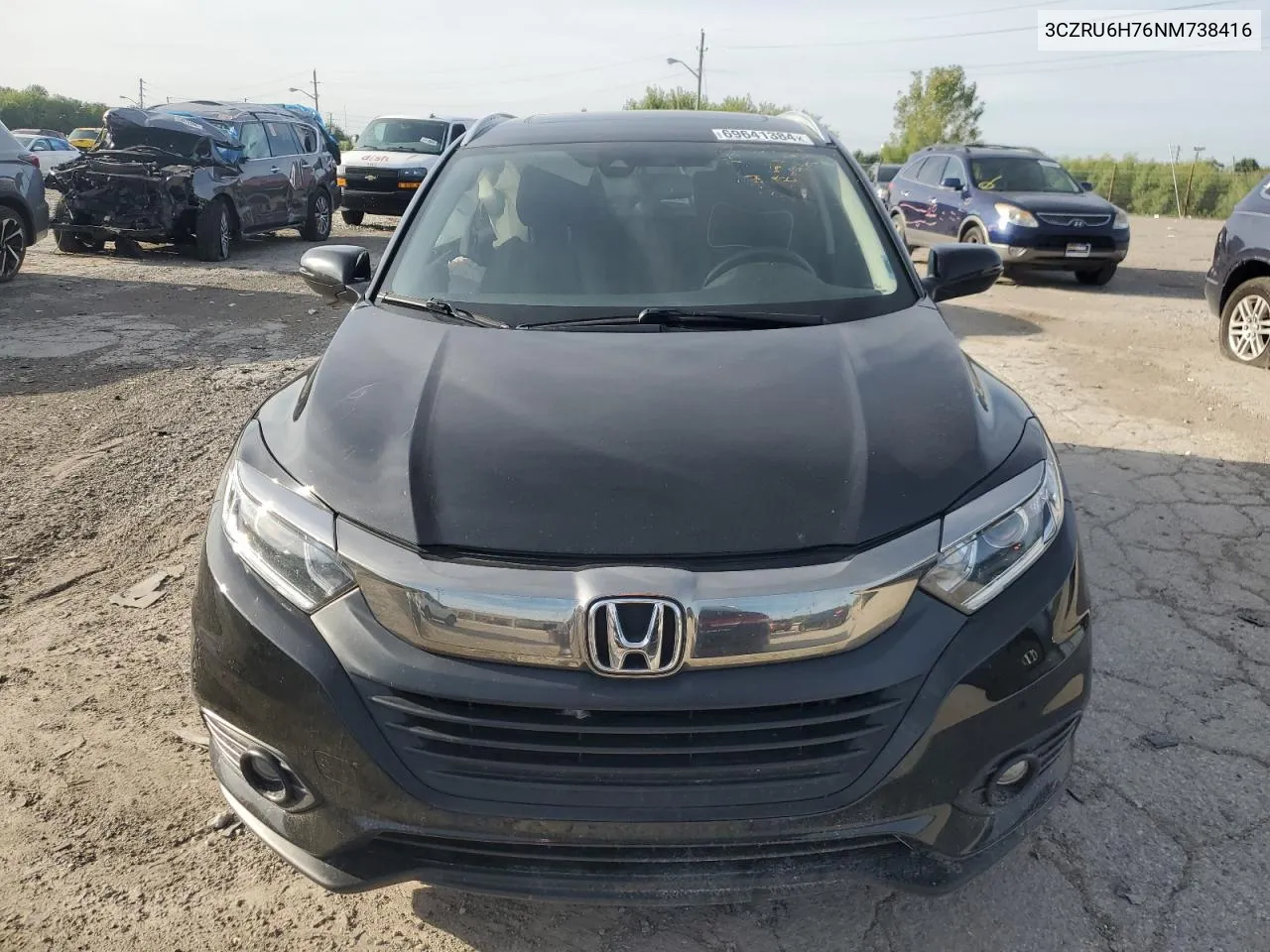 3CZRU6H76NM738416 2022 Honda Hr-V Exl