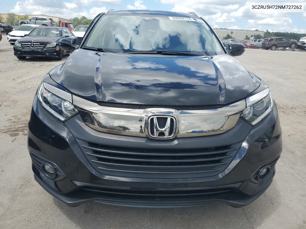 2022 Honda Hr-V Exl VIN: 3CZRU5H72NM727262 Lot: 69682774