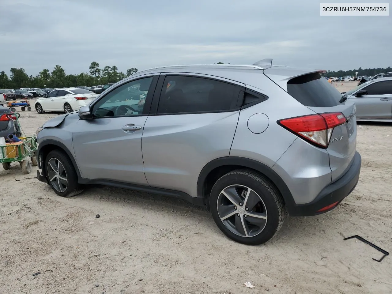 2022 Honda Hr-V Ex VIN: 3CZRU6H57NM754736 Lot: 69815094