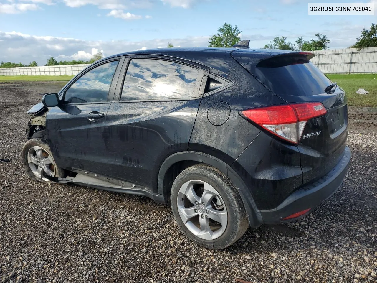 3CZRU5H33NM708040 2022 Honda Hr-V Lx