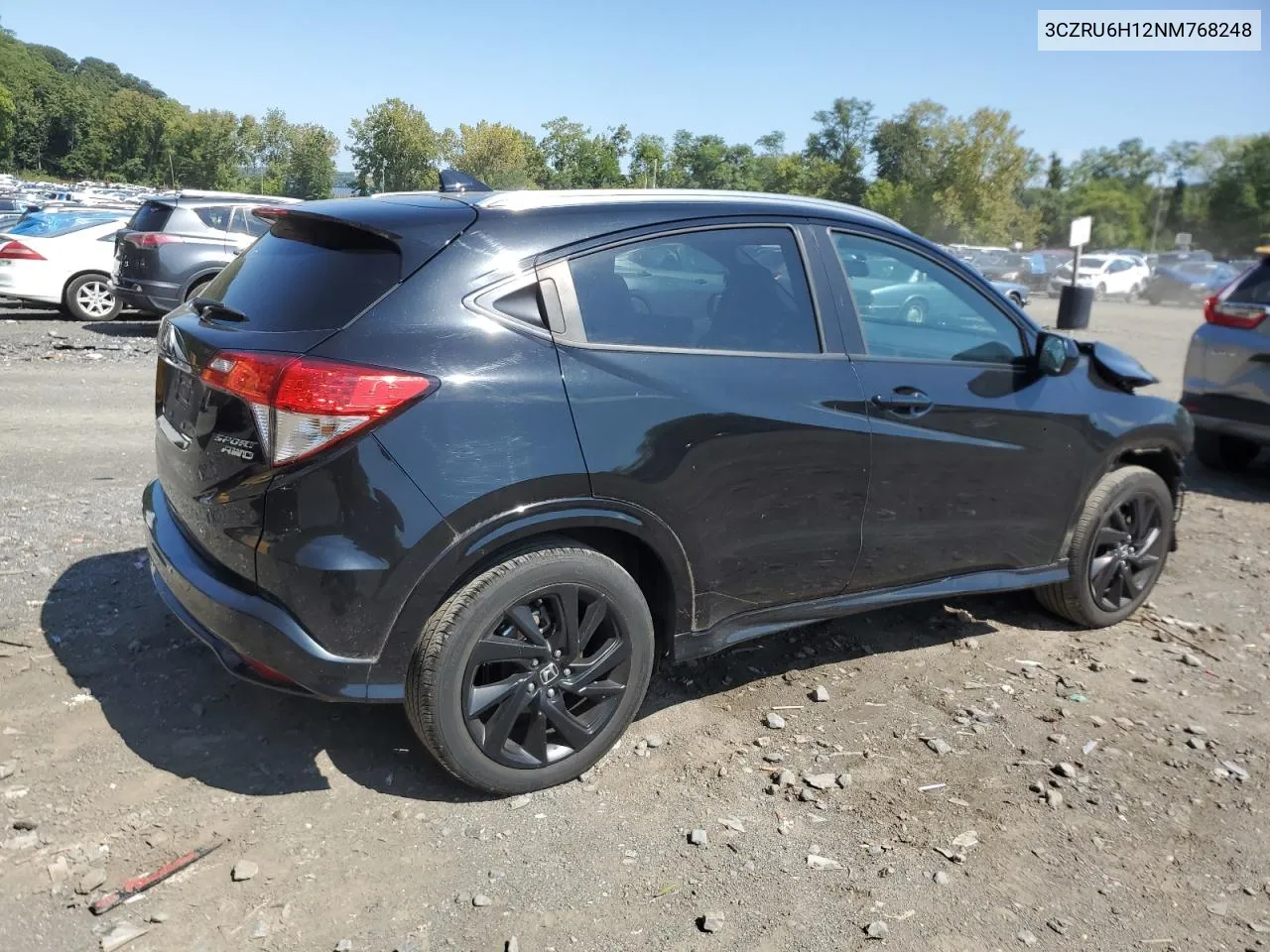 2022 Honda Hr-V Sport VIN: 3CZRU6H12NM768248 Lot: 70291074