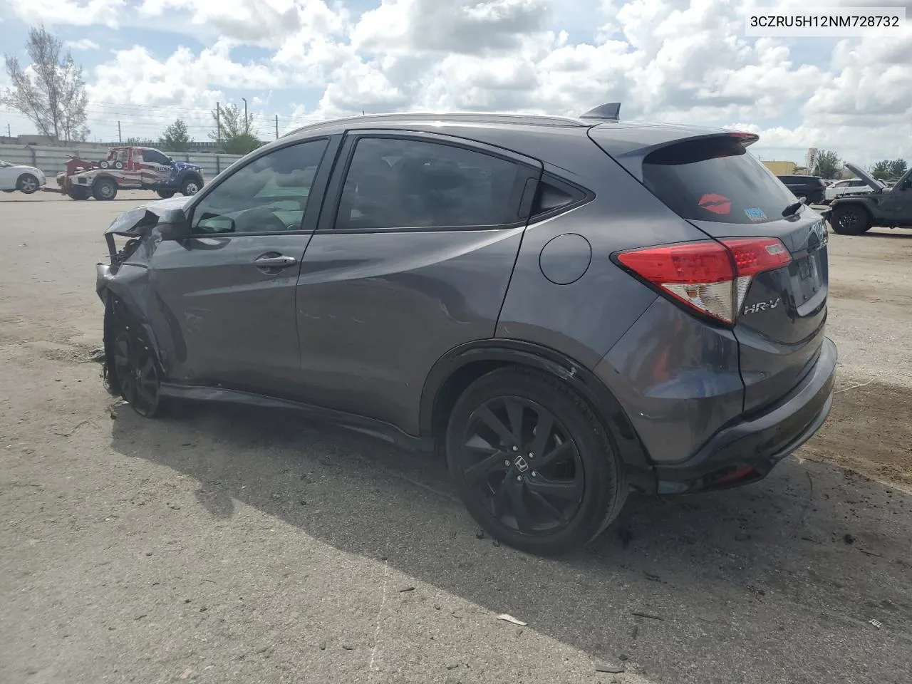 3CZRU5H12NM728732 2022 Honda Hr-V Sport