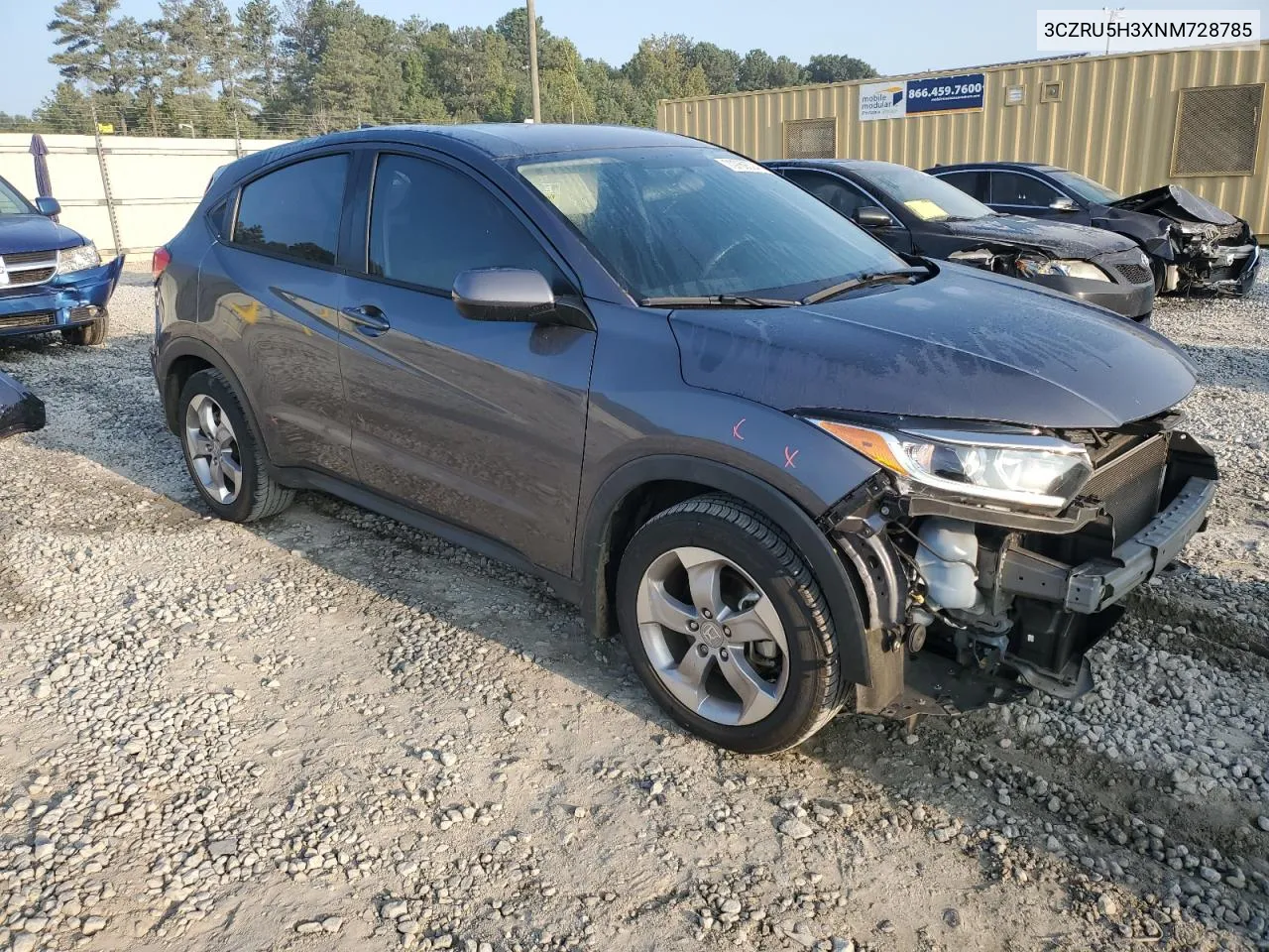 3CZRU5H3XNM728785 2022 Honda Hr-V Lx