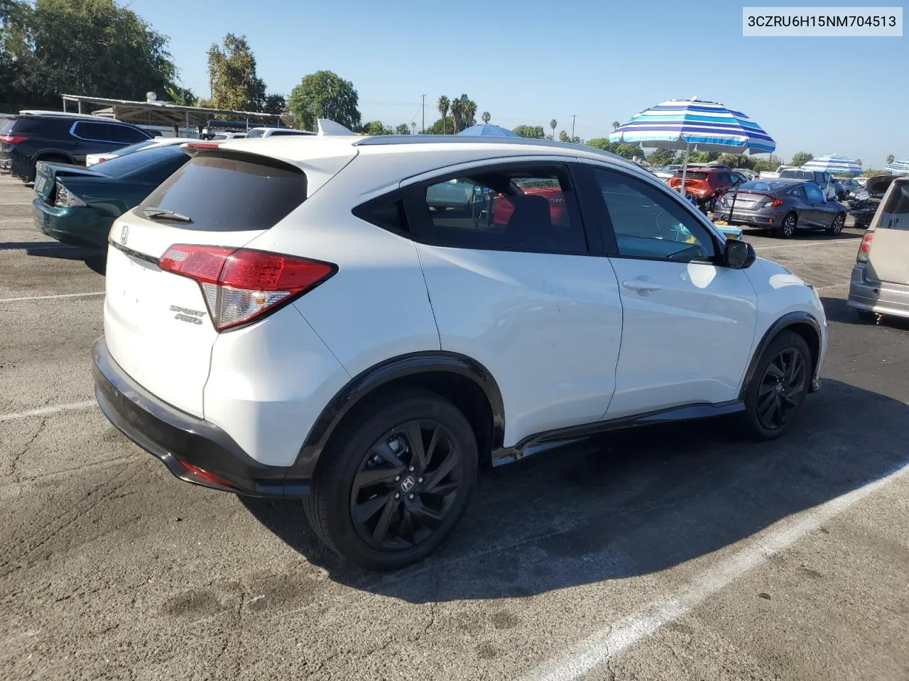 2022 Honda Hr-V Sport VIN: 3CZRU6H15NM704513 Lot: 70818814