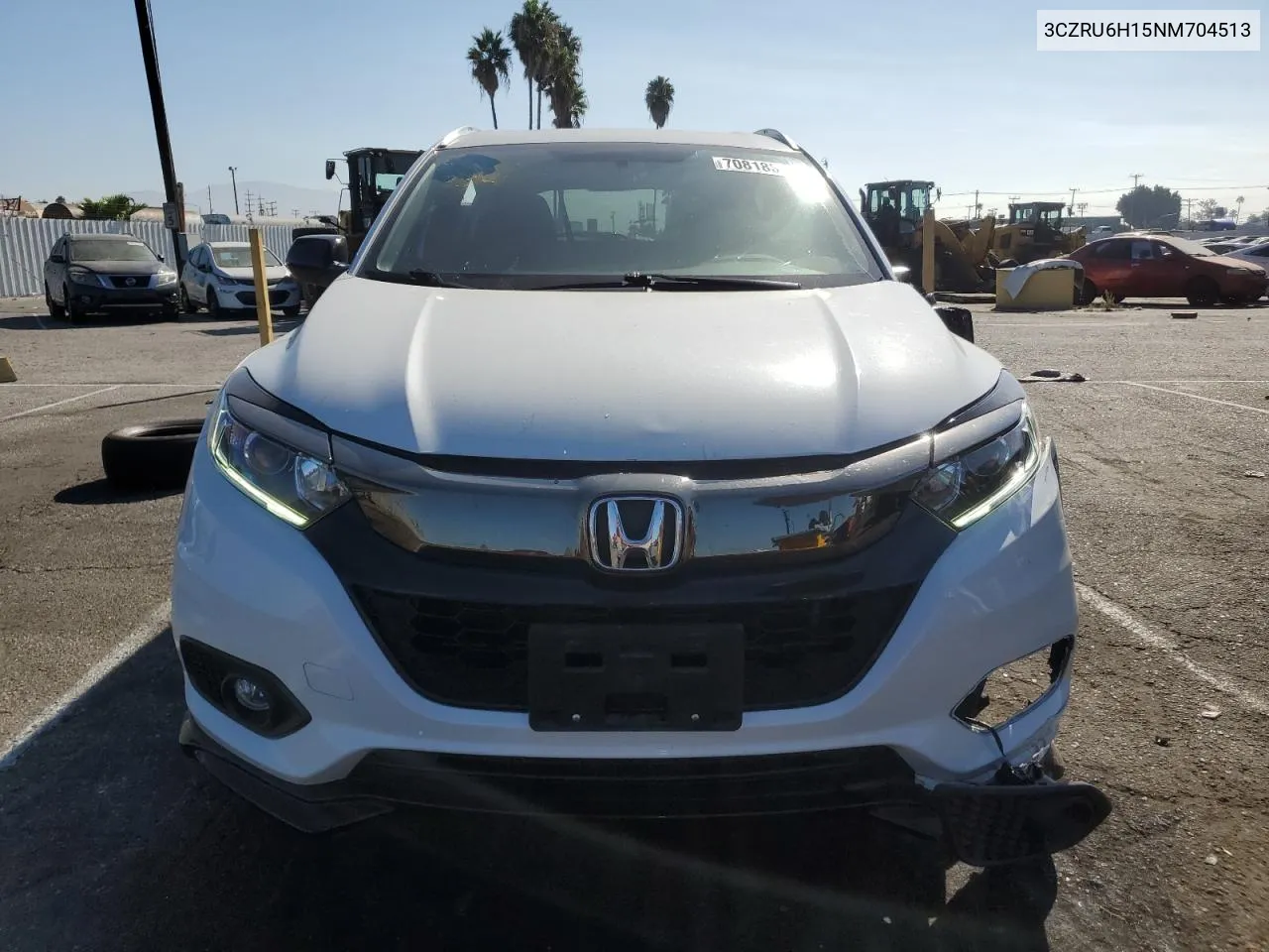 2022 Honda Hr-V Sport VIN: 3CZRU6H15NM704513 Lot: 70818814