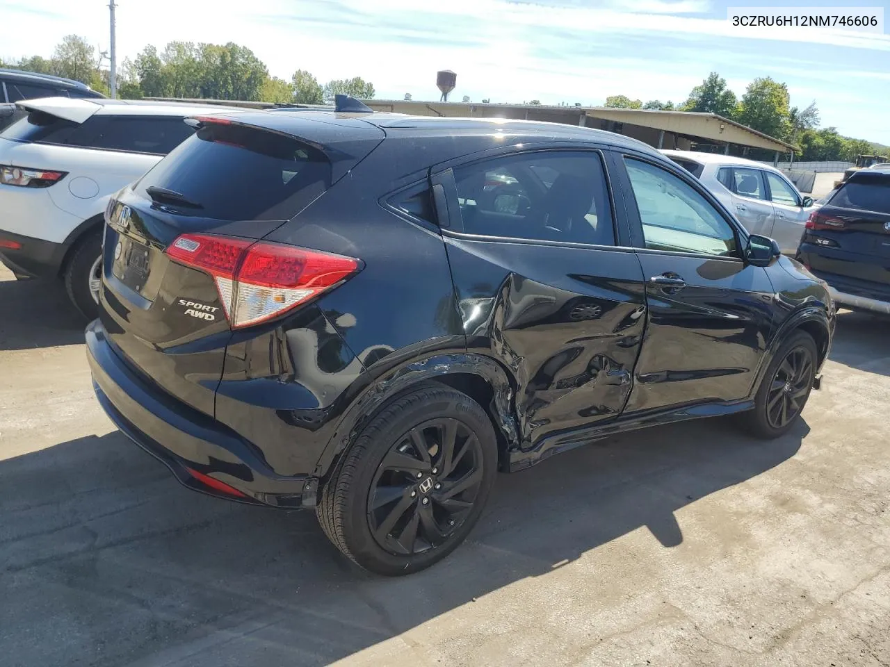 2022 Honda Hr-V Sport VIN: 3CZRU6H12NM746606 Lot: 71064324