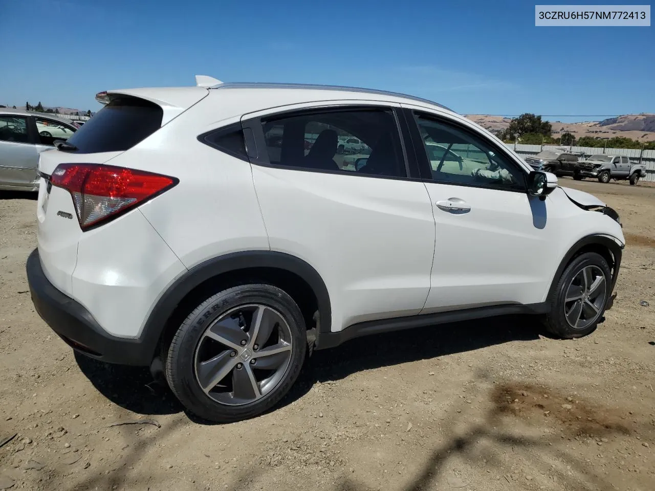 2022 Honda Hr-V Ex VIN: 3CZRU6H57NM772413 Lot: 71090084