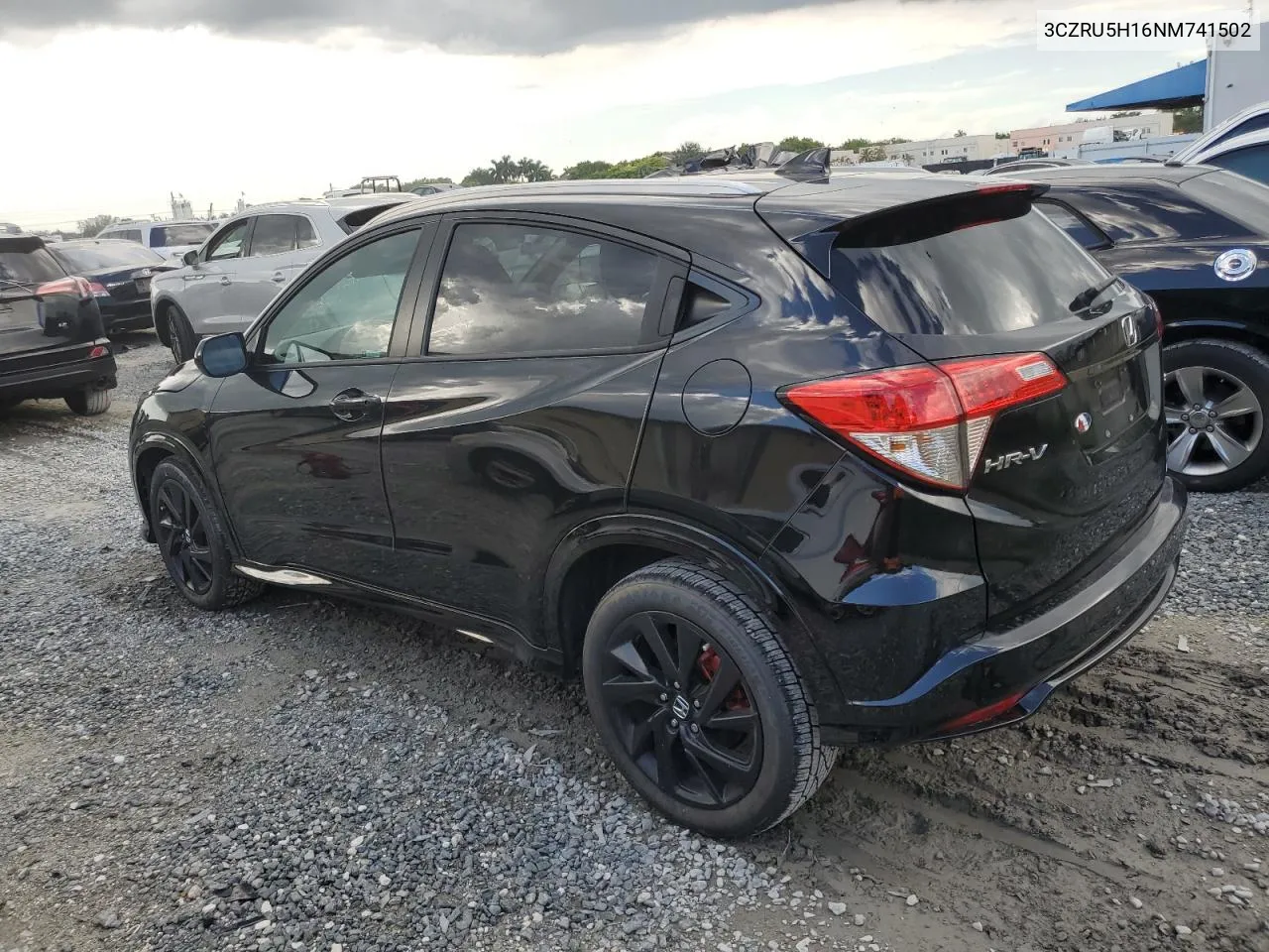 2022 Honda Hr-V Sport VIN: 3CZRU5H16NM741502 Lot: 71106014