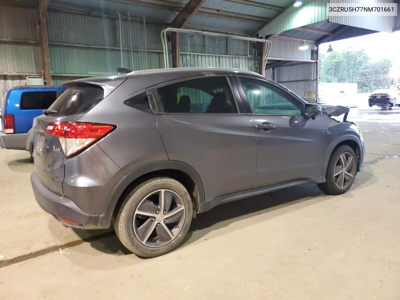 2022 Honda Hr-V Exl VIN: 3CZRU5H77NM701661 Lot: 71231464