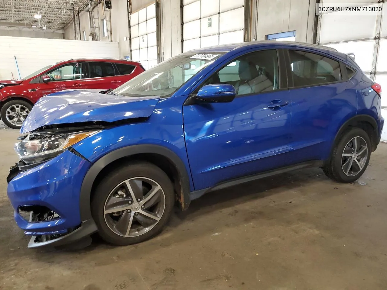 2022 Honda Hr-V Exl VIN: 3CZRU6H7XNM713020 Lot: 71273494