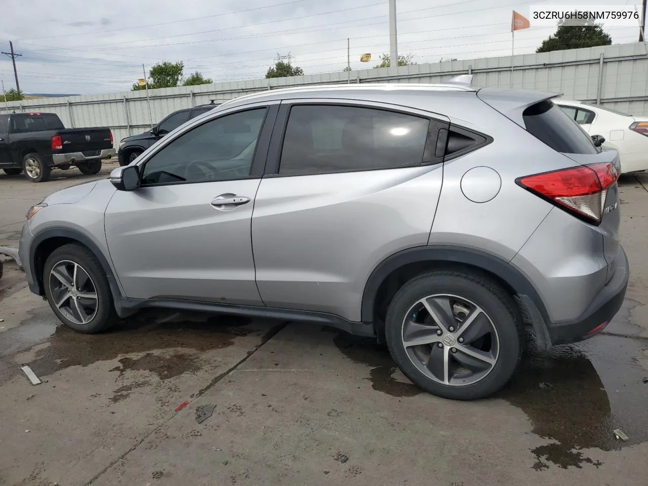 2022 Honda Hr-V Ex VIN: 3CZRU6H58NM759976 Lot: 71319104