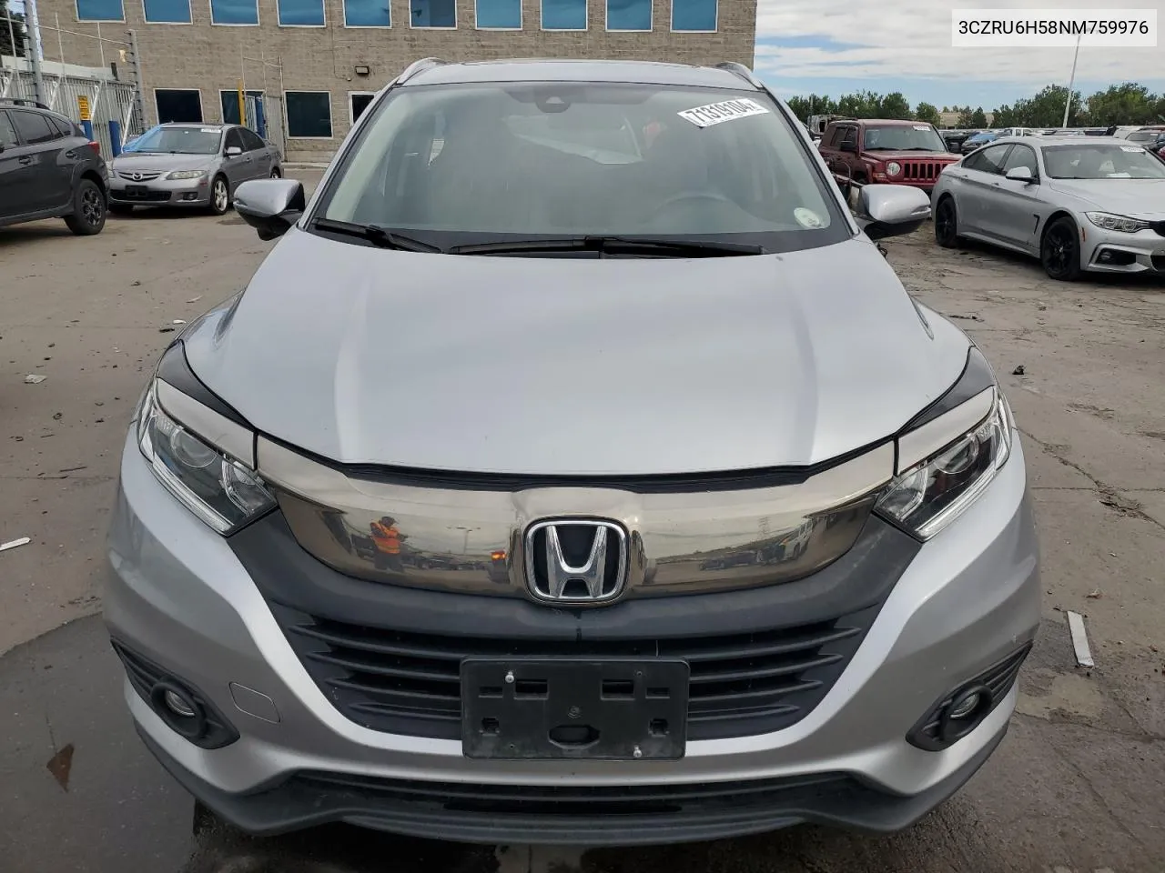 2022 Honda Hr-V Ex VIN: 3CZRU6H58NM759976 Lot: 71319104