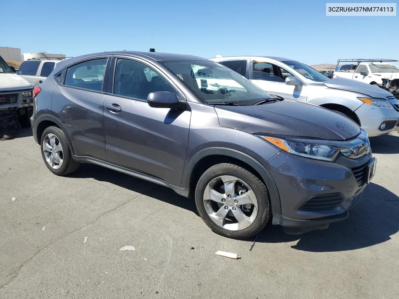 2022 Honda Hr-V Lx VIN: 3CZRU6H37NM774113 Lot: 71406854