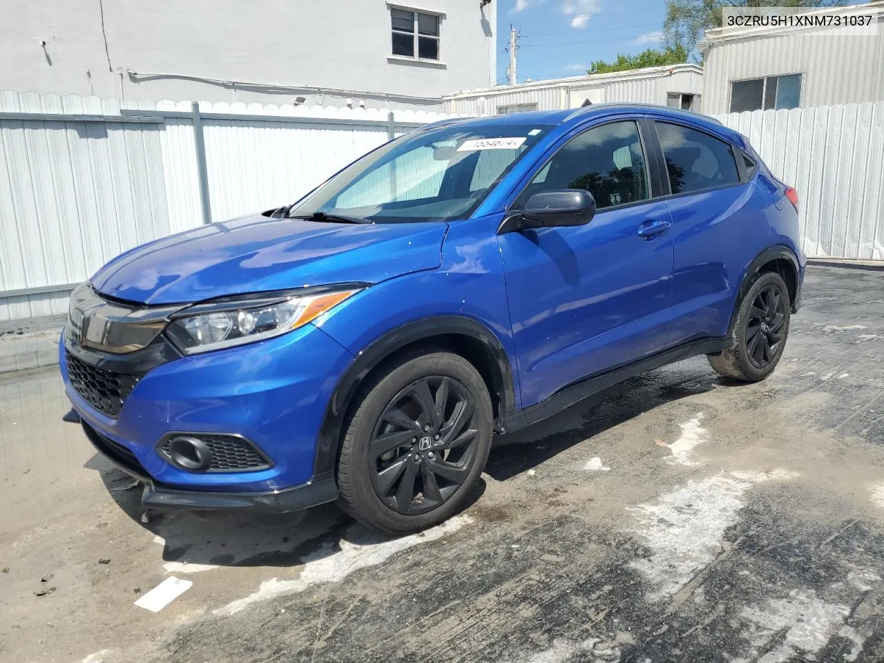 2022 Honda Hr-V Sport VIN: 3CZRU5H1XNM731037 Lot: 71554674