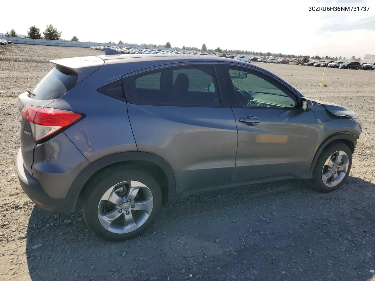 2022 Honda Hr-V Lx VIN: 3CZRU6H36NM731737 Lot: 71646964