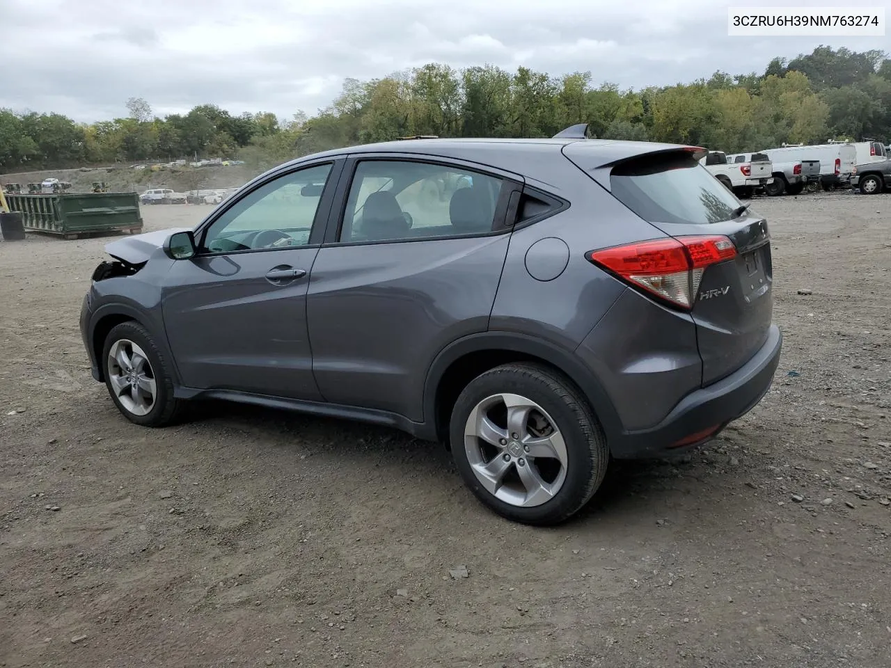 2022 Honda Hr-V Lx VIN: 3CZRU6H39NM763274 Lot: 72578254