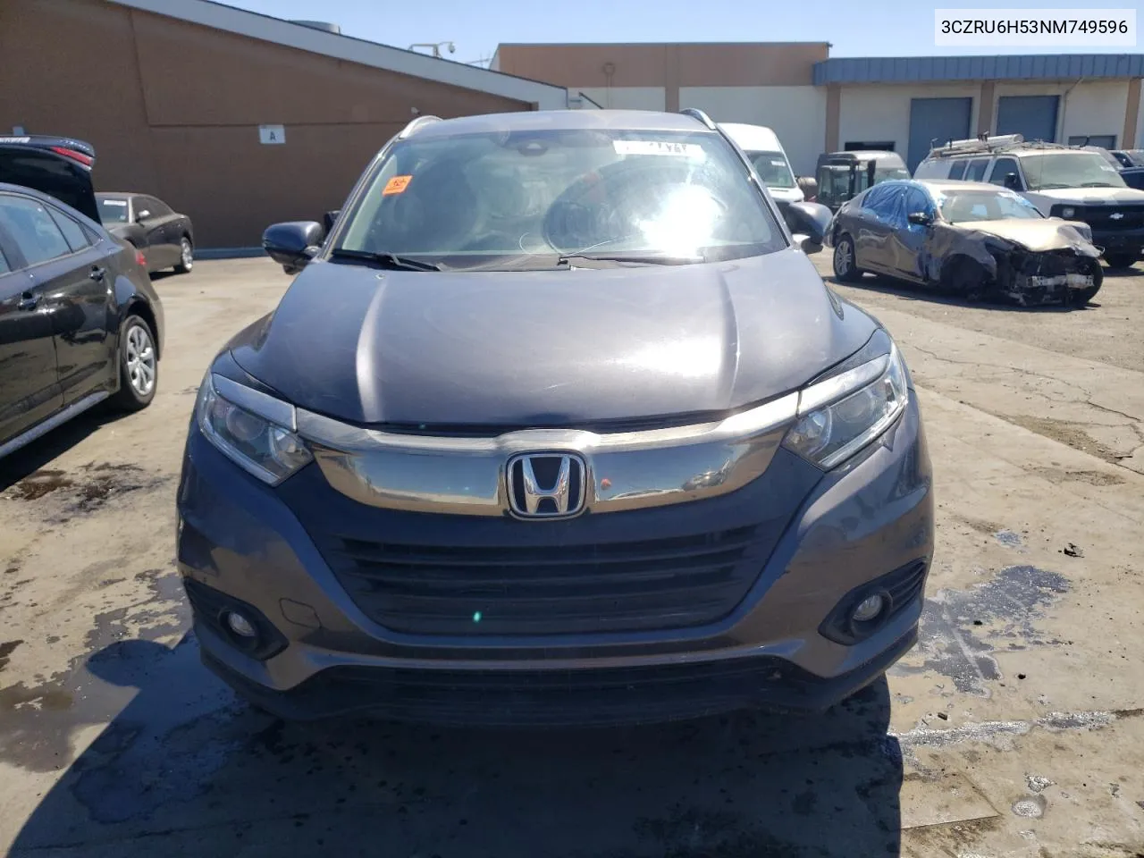 2022 Honda Hr-V Ex VIN: 3CZRU6H53NM749596 Lot: 72644714