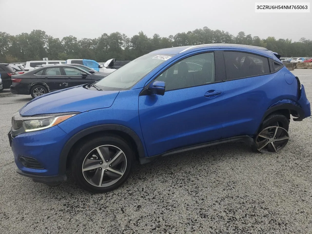 2022 Honda Hr-V Ex VIN: 3CZRU6H54NM765063 Lot: 73402394