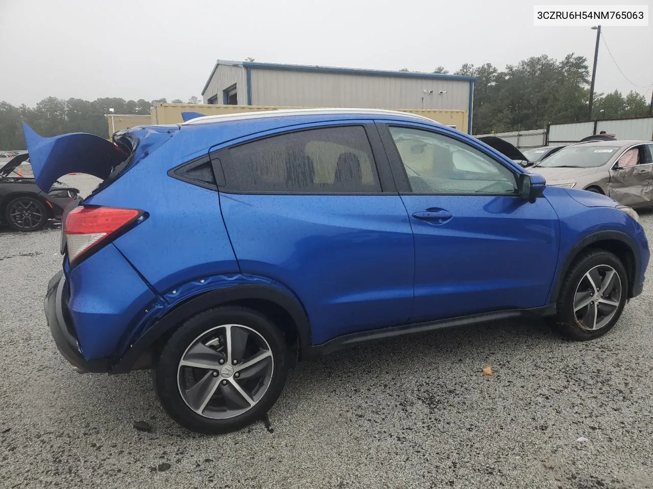 2022 Honda Hr-V Ex VIN: 3CZRU6H54NM765063 Lot: 73402394