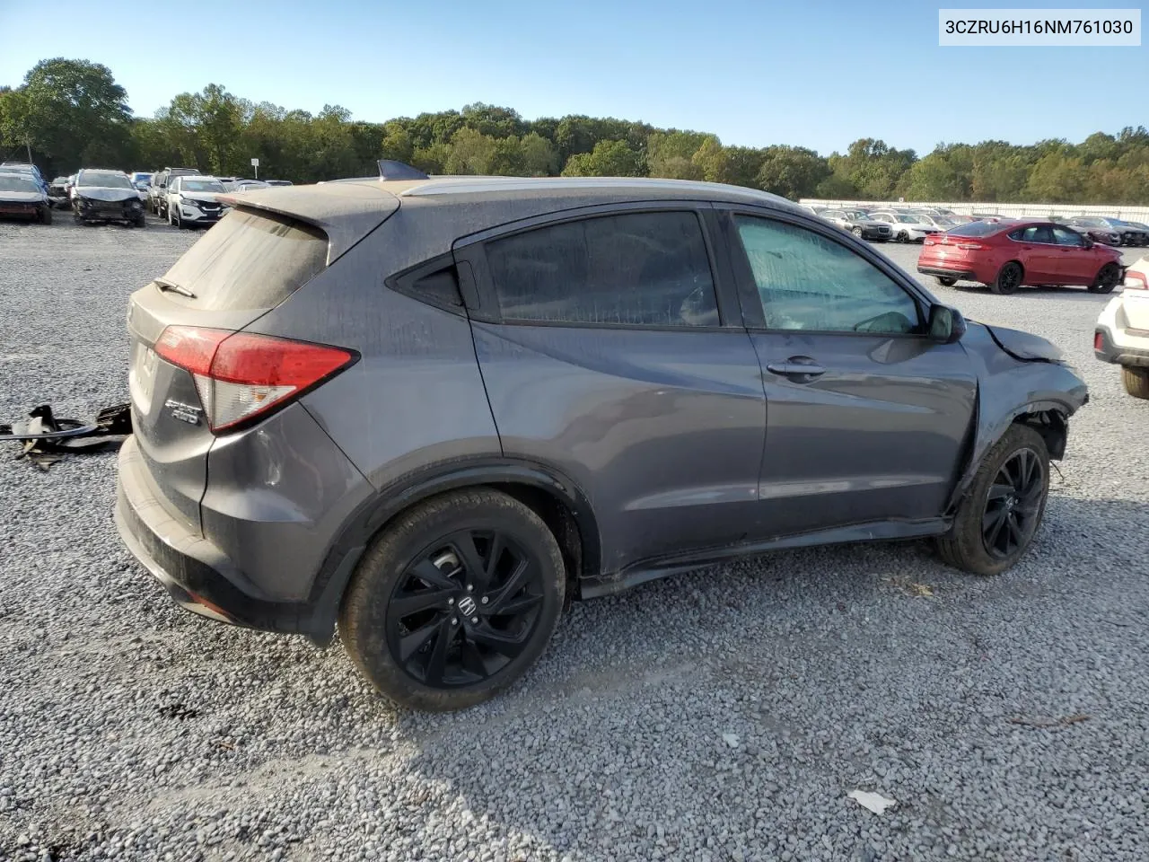 2022 Honda Hr-V Sport VIN: 3CZRU6H16NM761030 Lot: 73660984