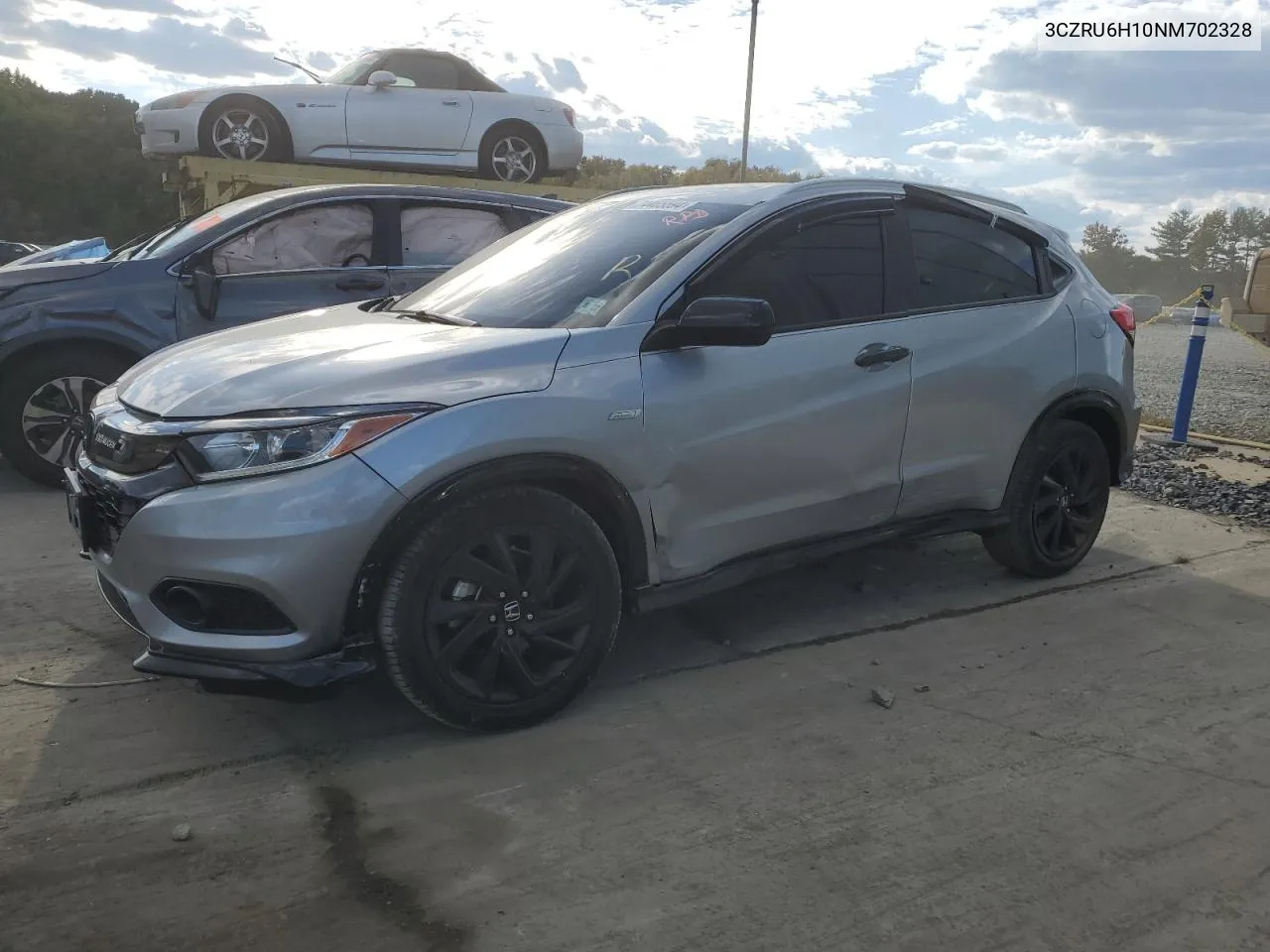 2022 Honda Hr-V Sport VIN: 3CZRU6H10NM702328 Lot: 74465594